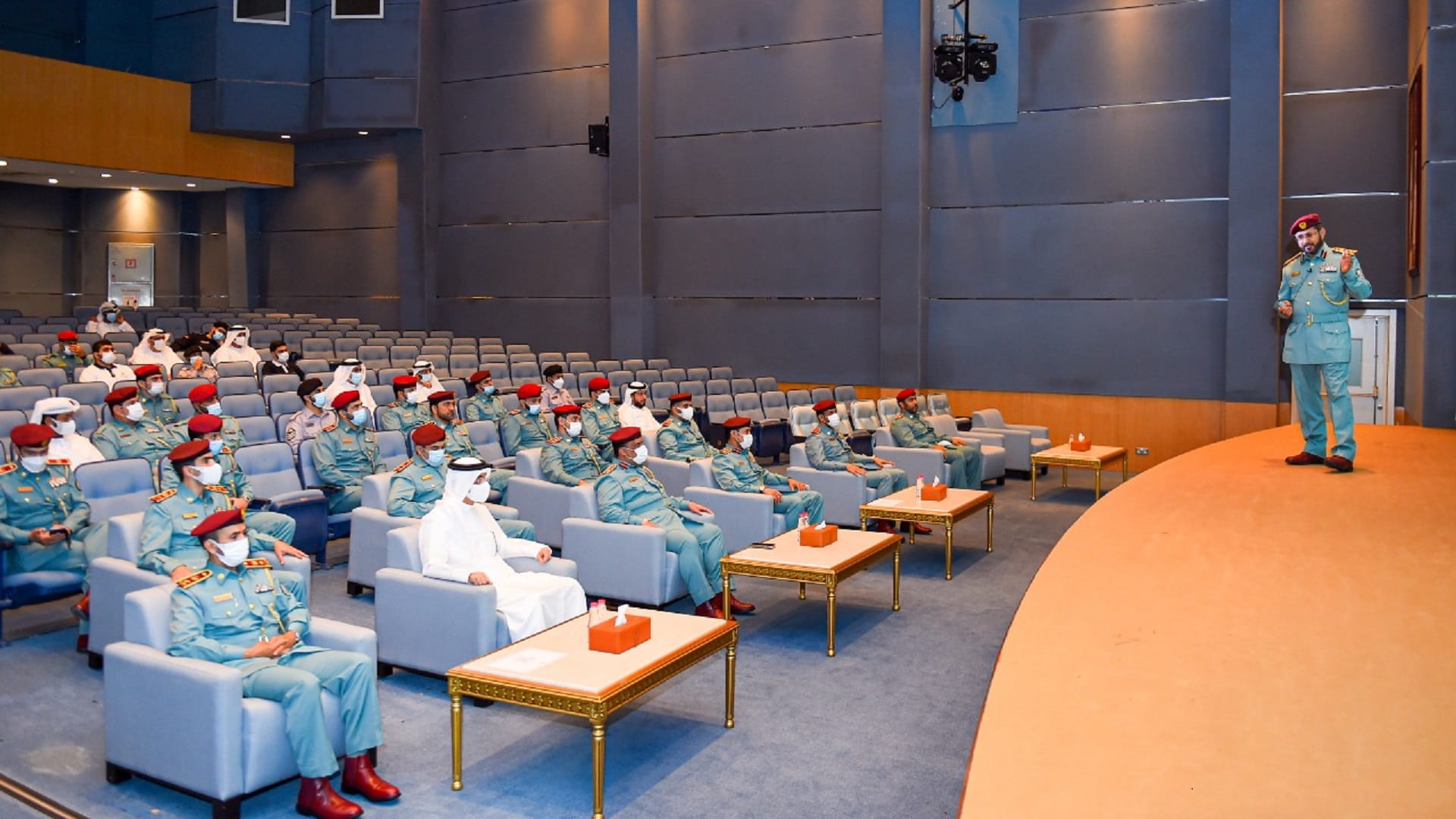 Image for the title: Al Sarkal stresses importance of sharing knowledge with new gens 