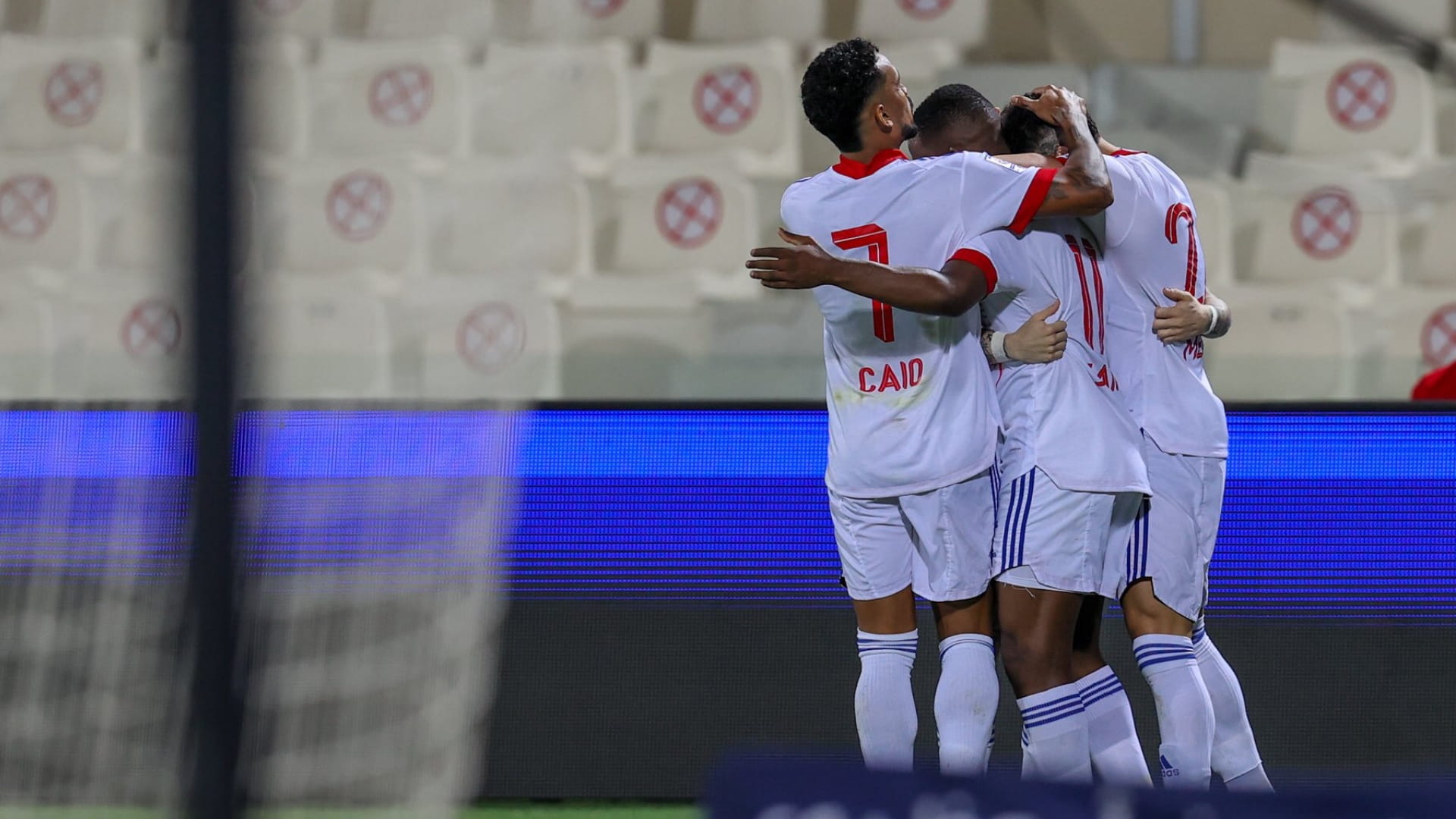 صورة بعنوان: الشارقة يحسم مباراته أمام بني ياس بثلاثية نظيفة ضمن دوري أدنوك 