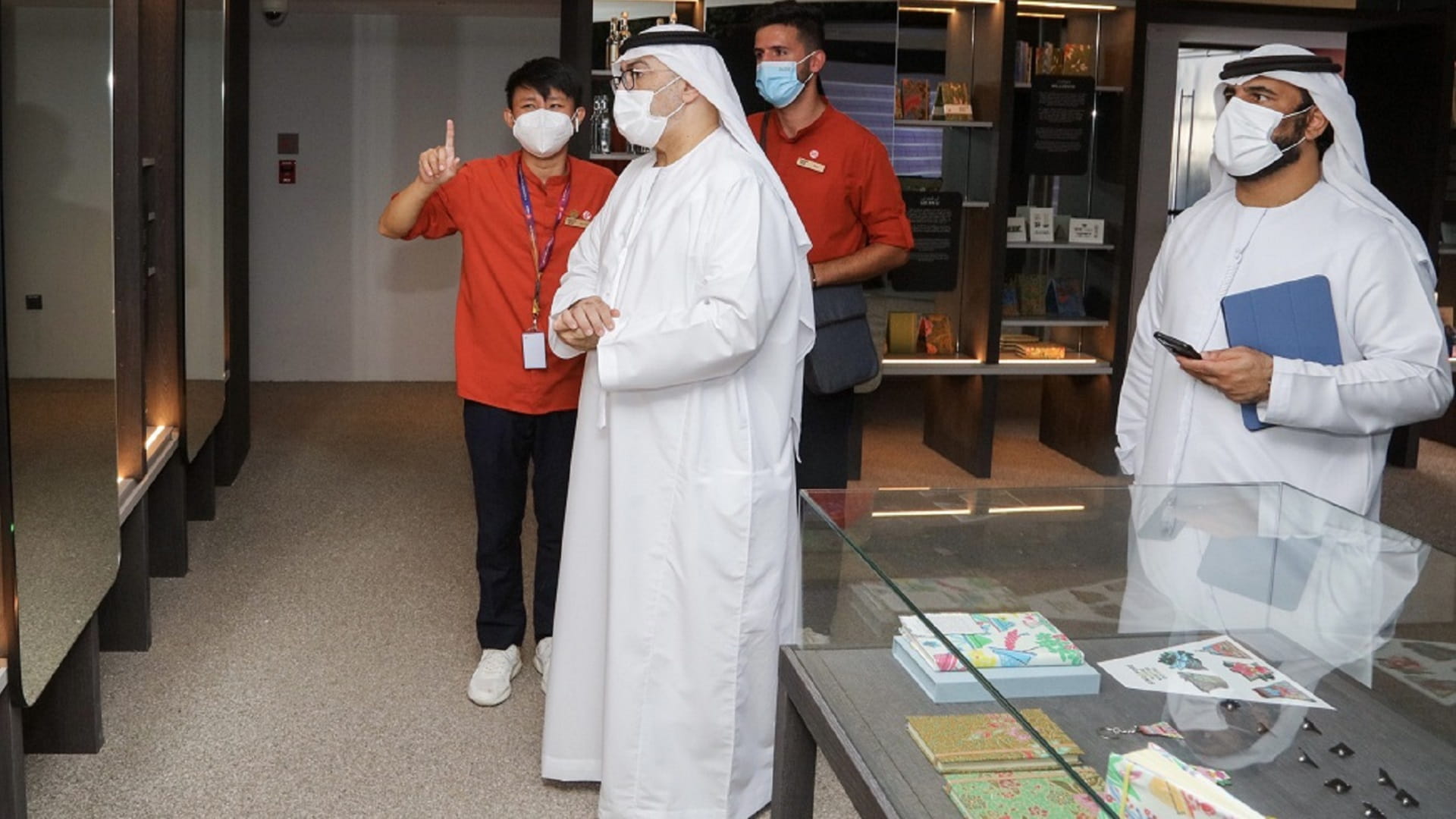 Image for the title: MoHAP visits Singapore Pavilion at Expo 2020 Dubai 