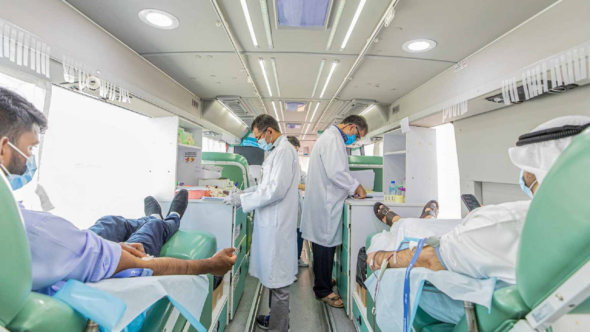 Image for the title: Shams launches blood donation campaign 