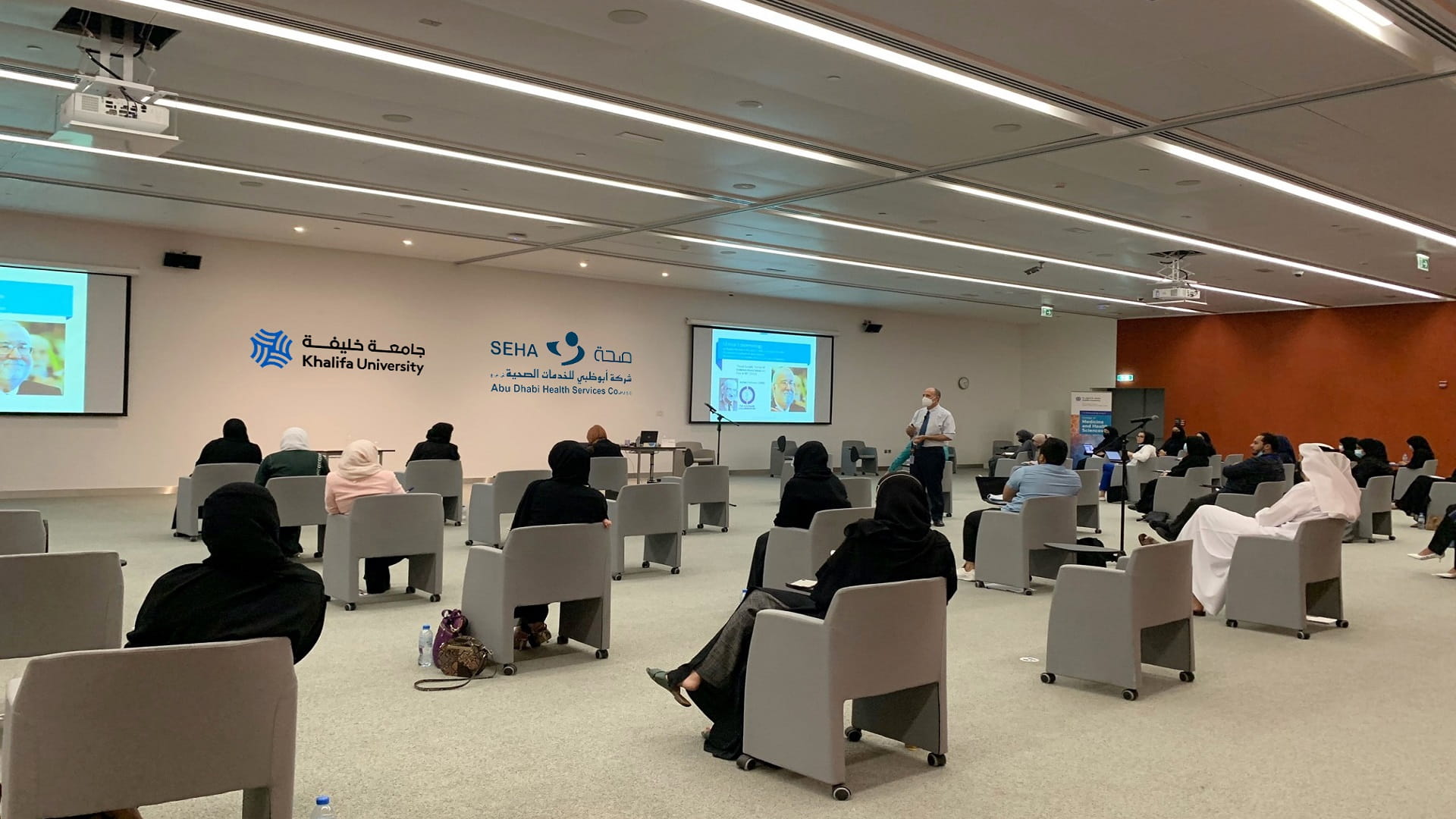 Image for the title: SEHA, Khalifa University launch KU-CRC 