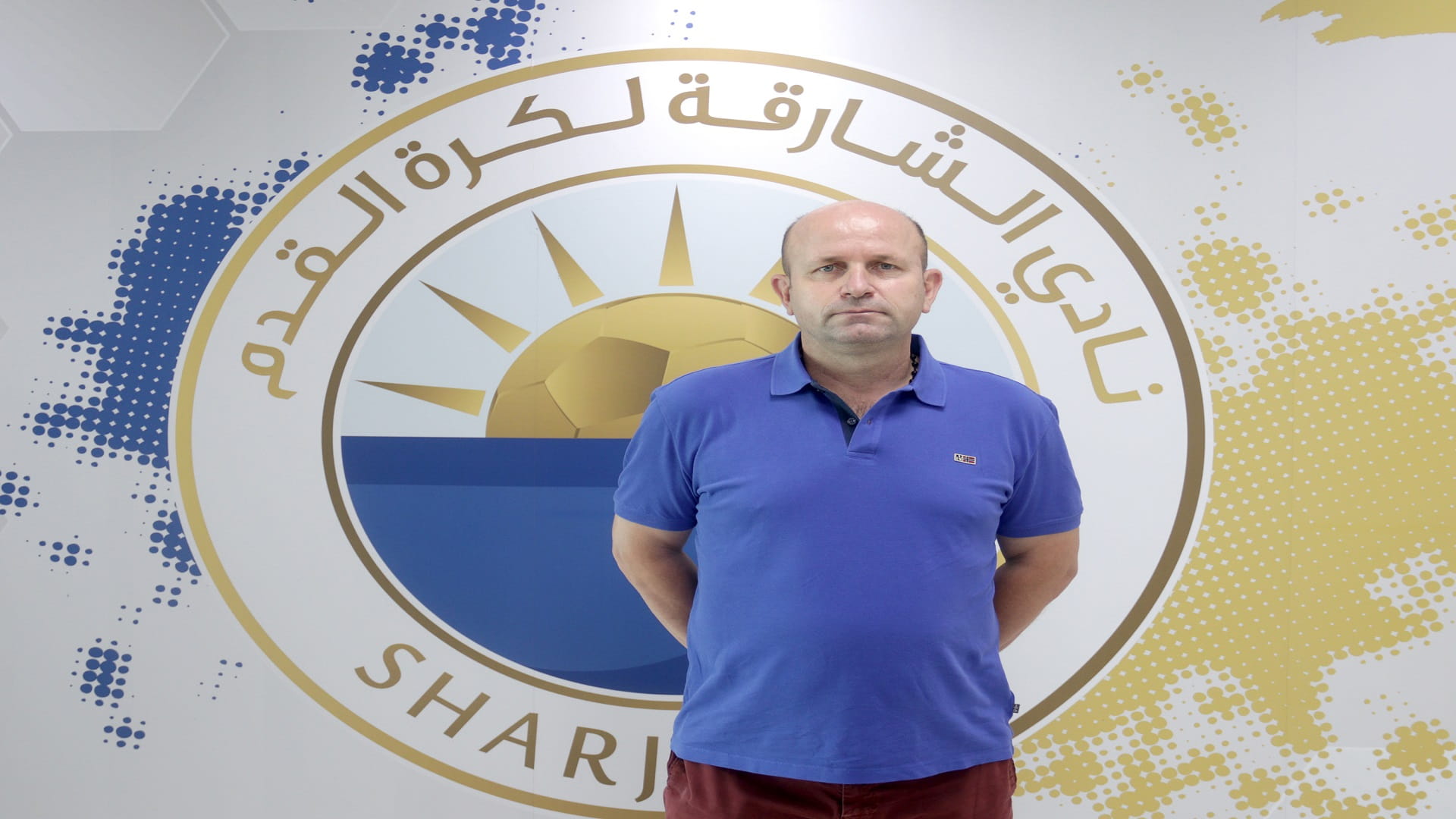 Image for the title: Sharjah Football Club Company signs contract with Greek expert 