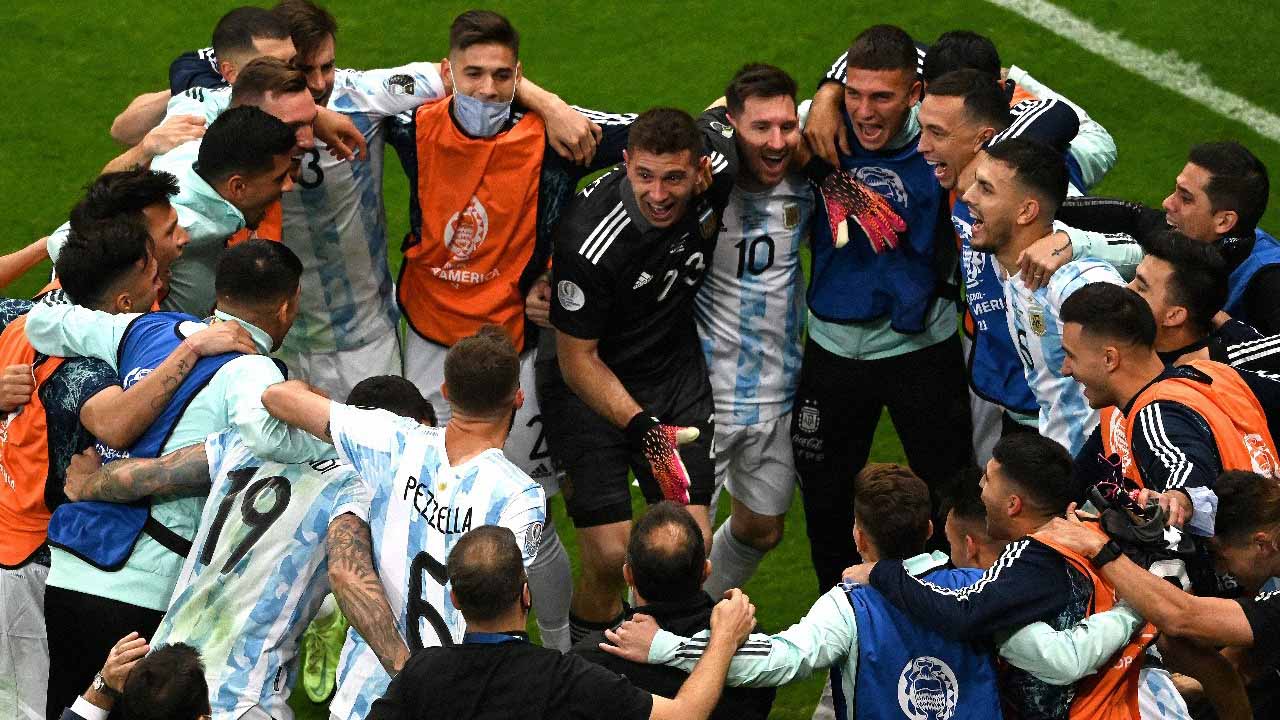 صورة بعنوان: الأرجنتين تضرب موعداً مع البرازيل في نهائي كوبا أميركا 
