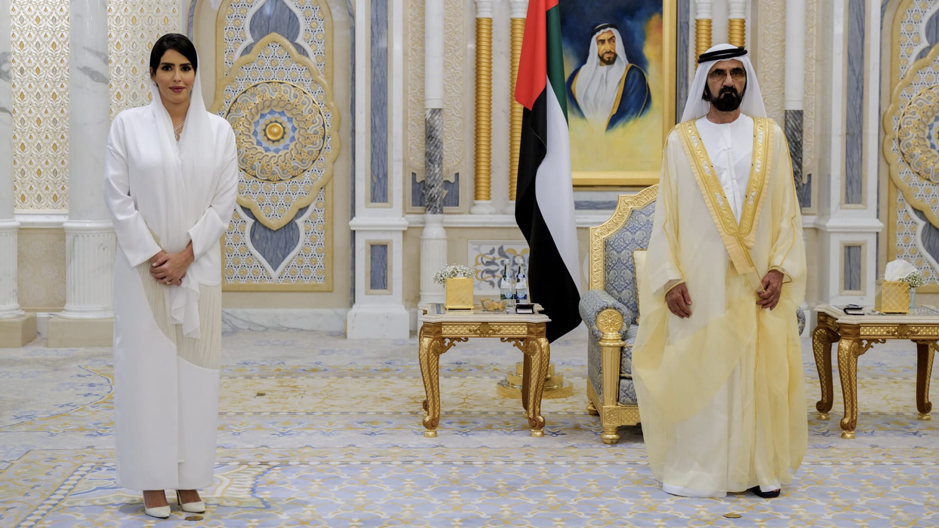 Image for the title: Mohammed bin Rashid receives credentials of 3 foreign ambassadors 