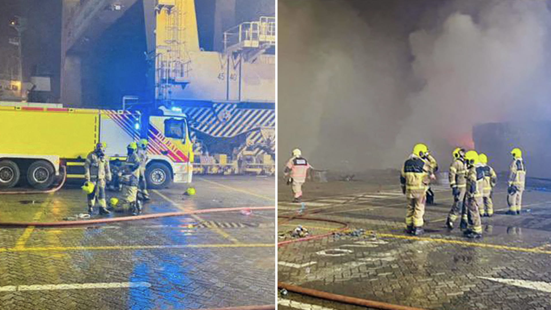 Image for the title: Dubai investigates cause of Jebel Ali Port fire 