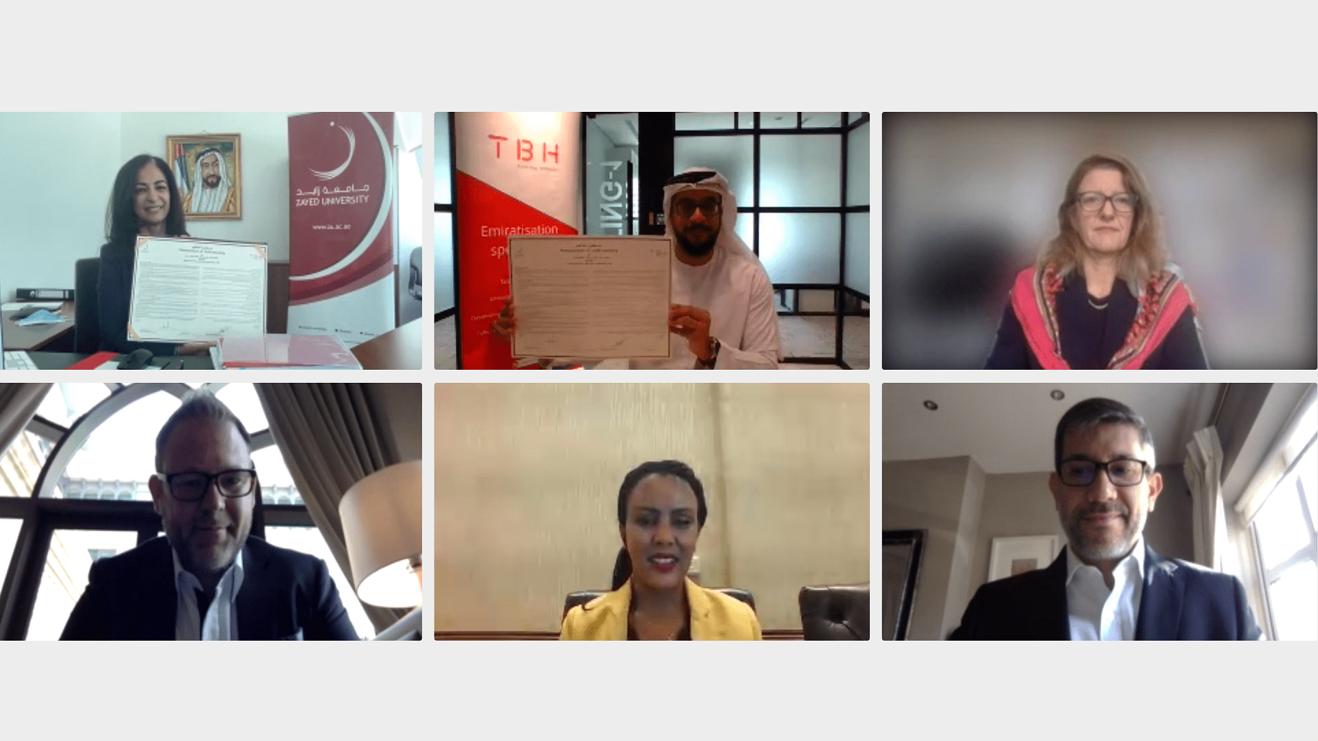 صورة بعنوان: جامعة زايد توقع 3 اتفاقيات جديدة لتعزيز المسار المهني للطلبة 