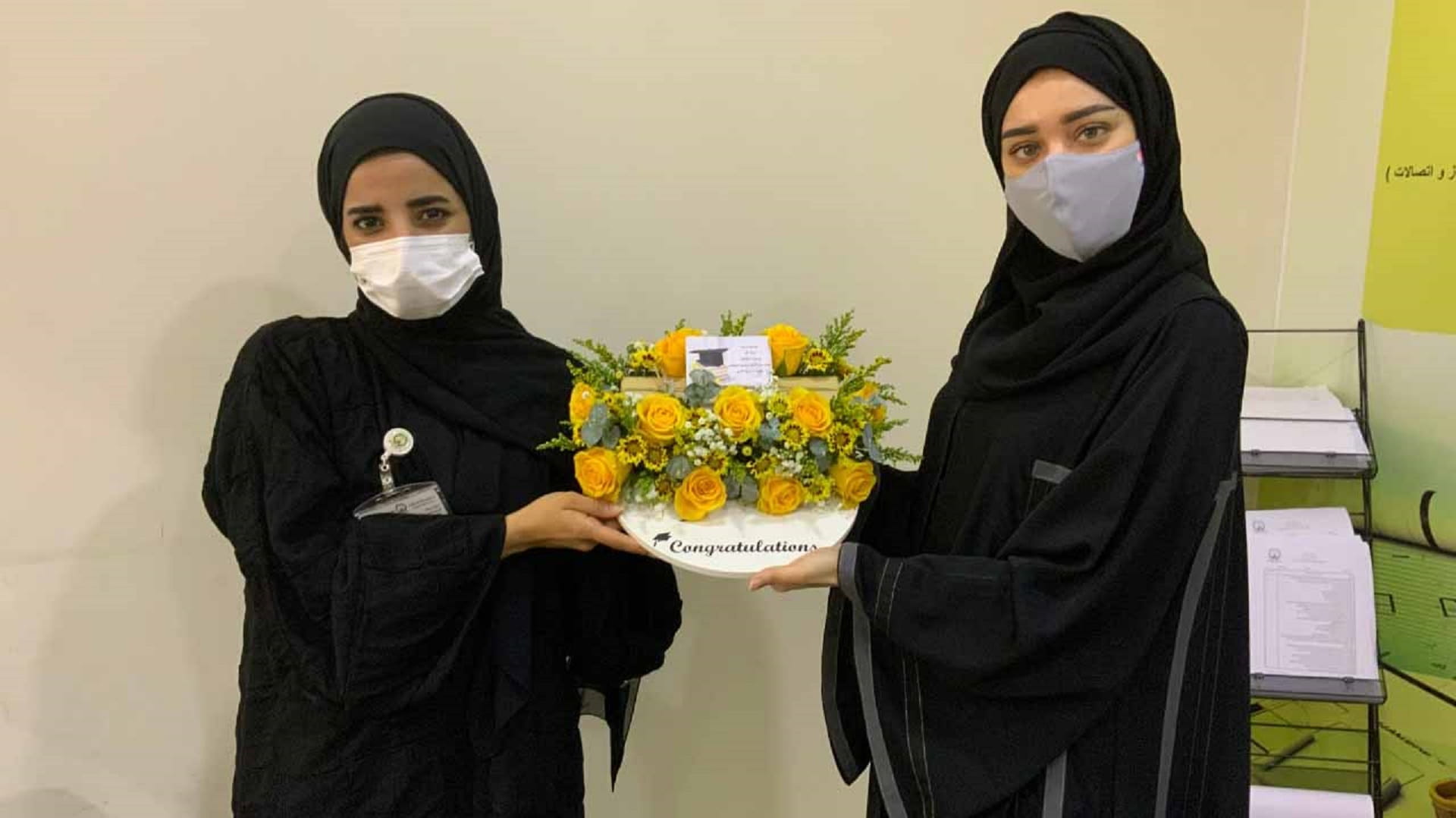 Image for the title: Al Shamsi honours 6 employees who obtained a master’s degree 