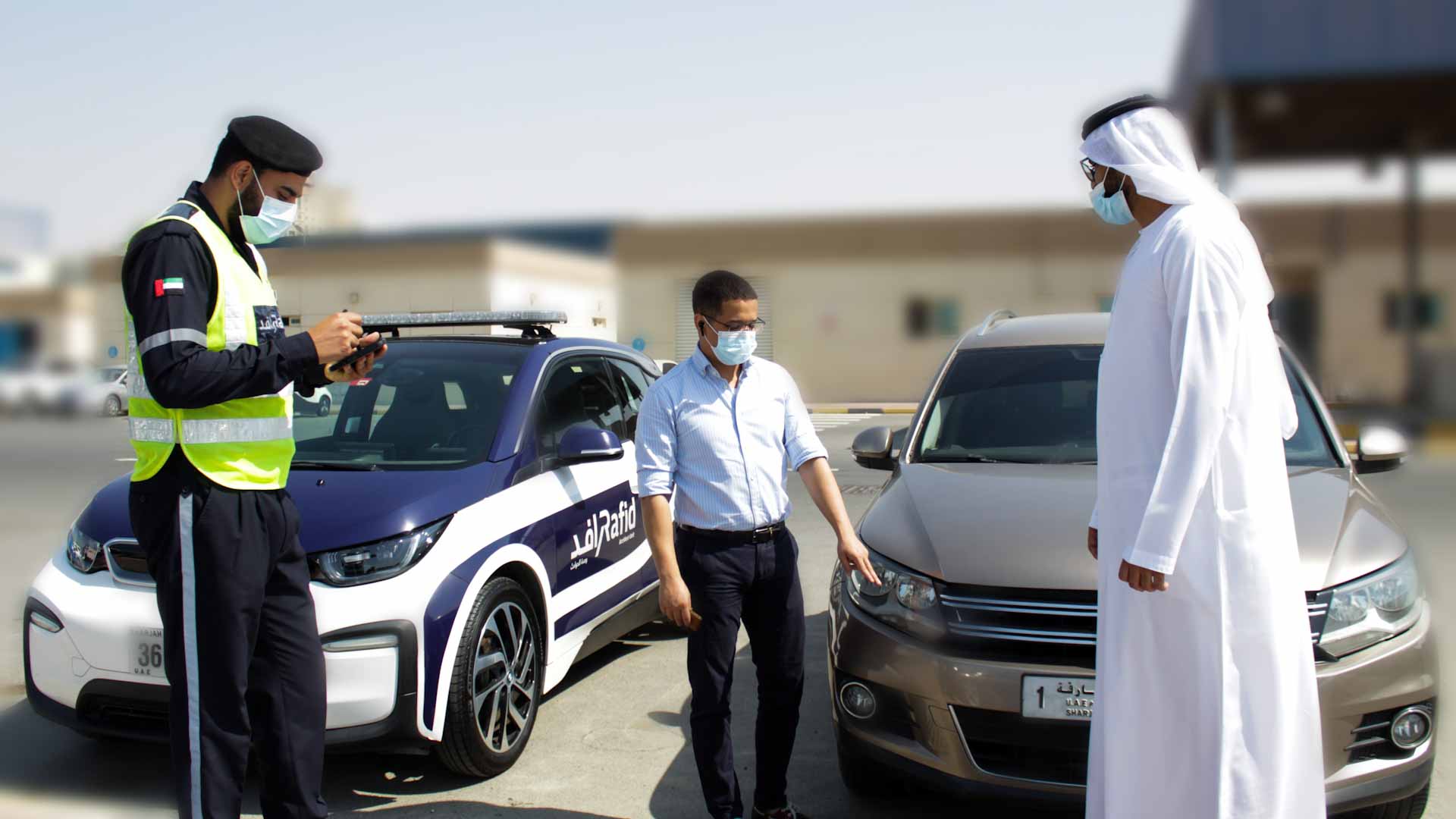 Image for the title: Rafid reports 846 minor traffic accidents during Eid Al-Adha 