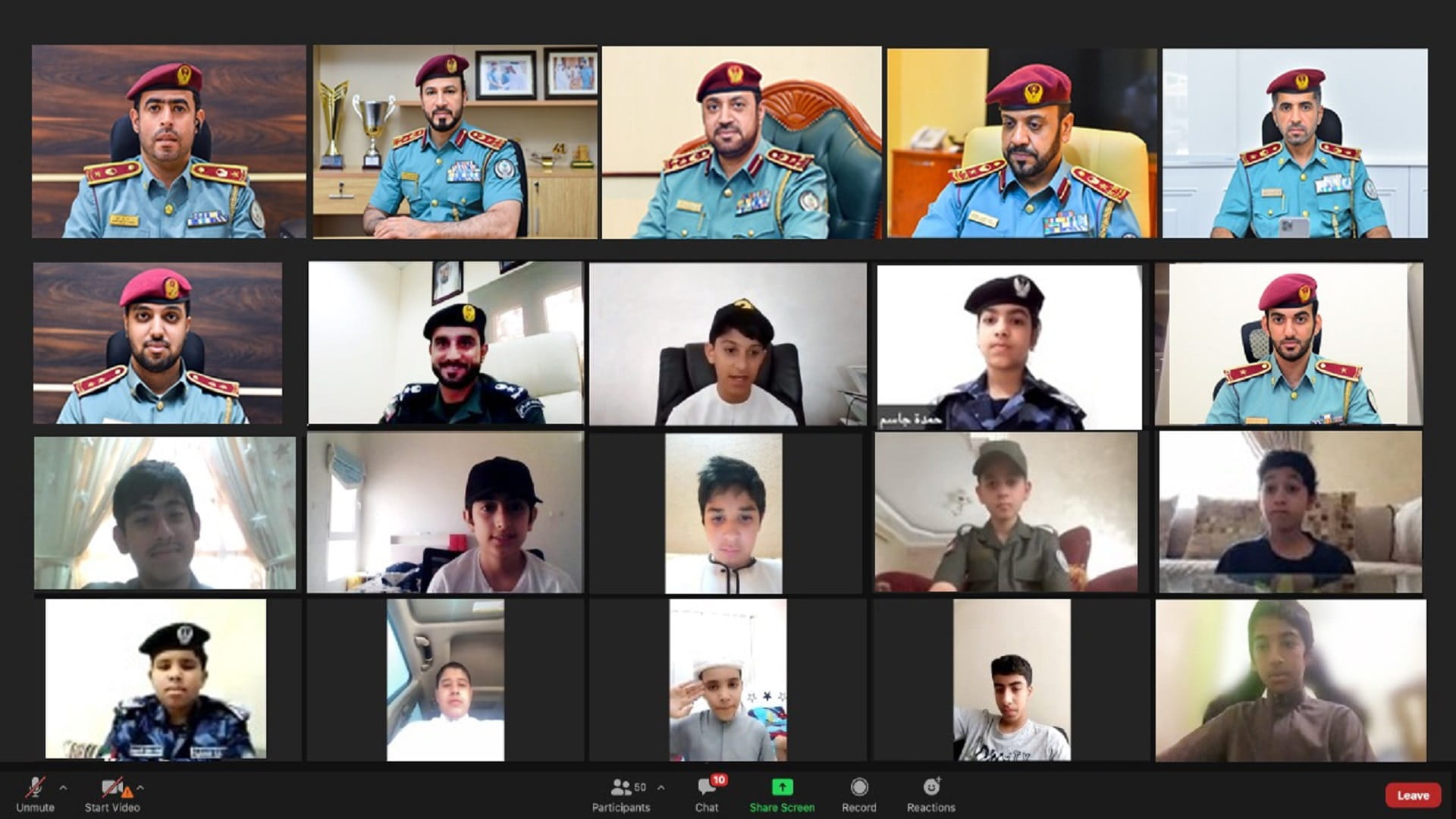 Image for the title: Bin Amer attends closing ceremony of 34th ‘Police Friends Course’ 