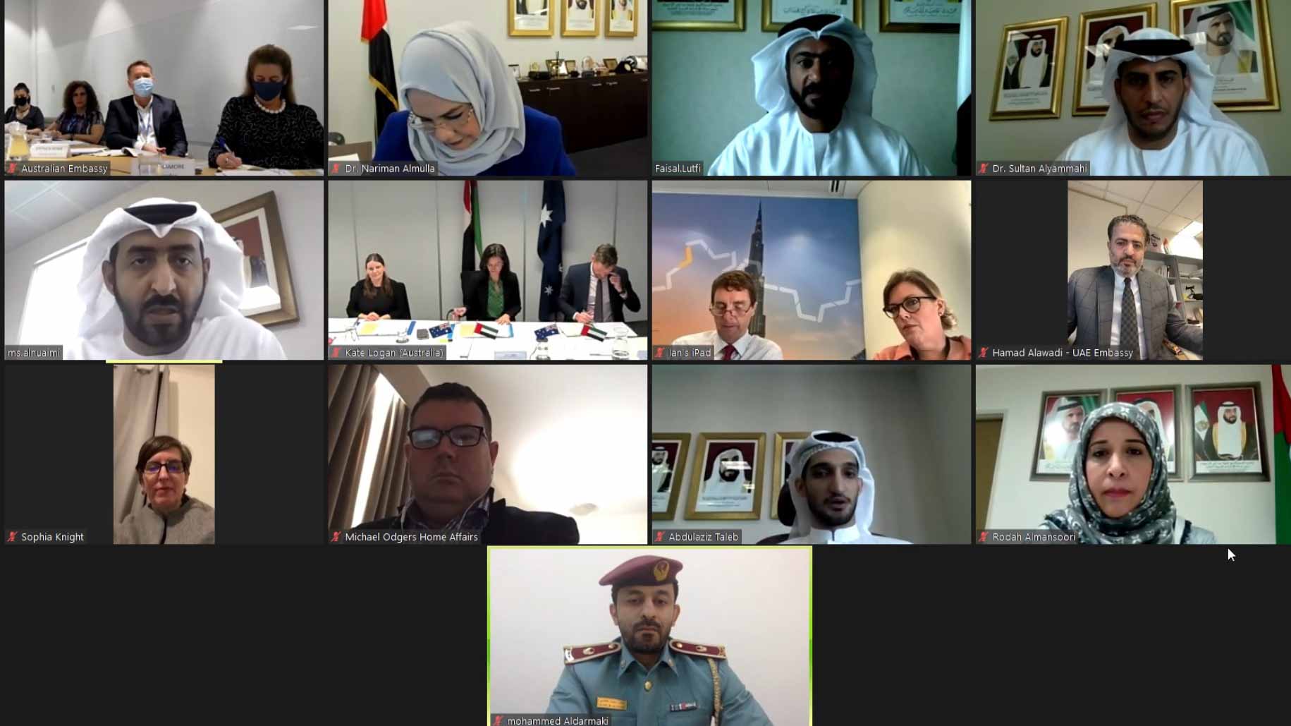 صورة بعنوان: اللجنة القنصلية الإماراتية-الأسترالية تبحث تعزيز علاقات البلدين 