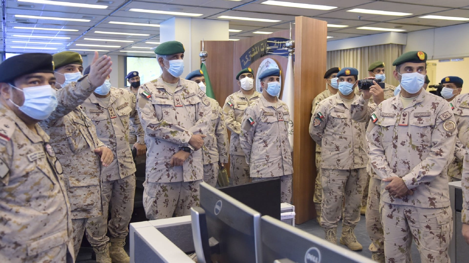 Image for the title: Al Ameri meets Saudi Deputy Chief of Staff 