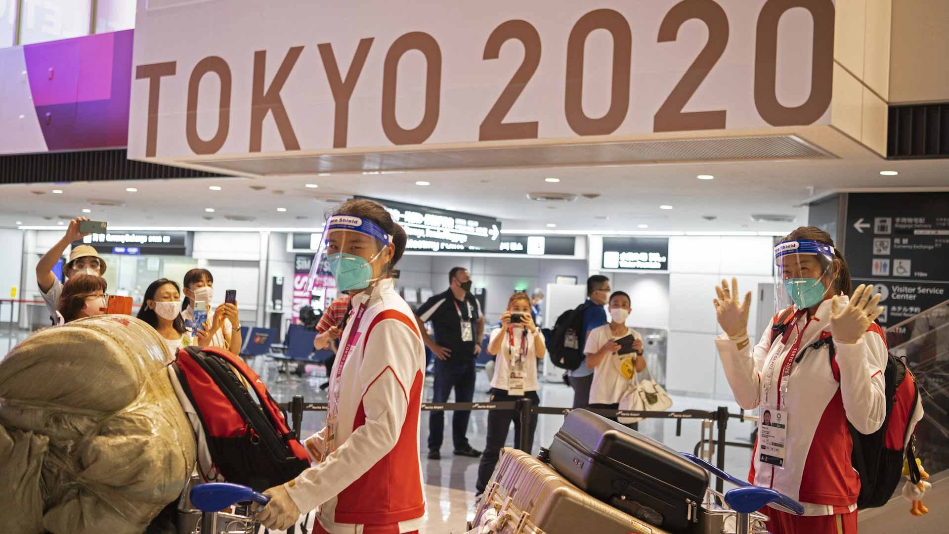 Image for the title: Olympics-First COVID case found at athletes' village 