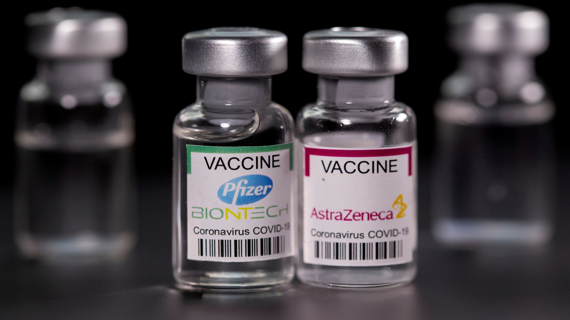 Image for the title: Two doses of Pfizer, AstraZeneca shots effective against ‘Delta’  