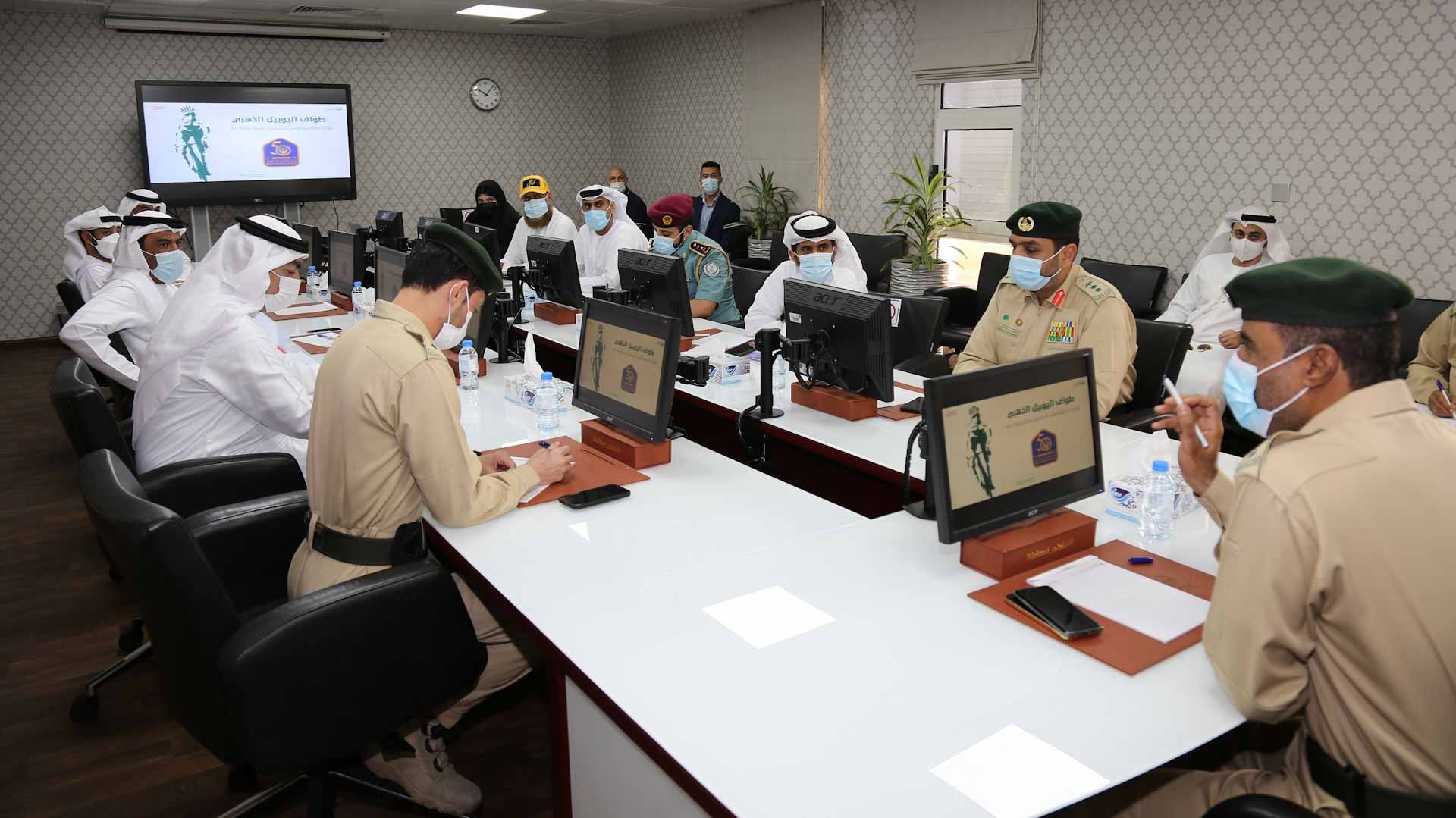 Image for the title: Dubai Police ready to secure UAE's Golden Jubilee Tour 