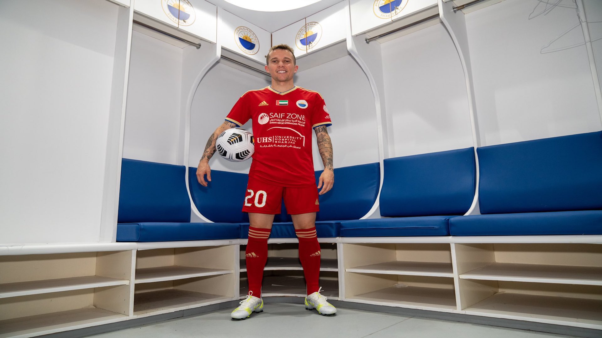 Image for the title: Bernard Duarte: I love challenges and thank Sharjah fans 