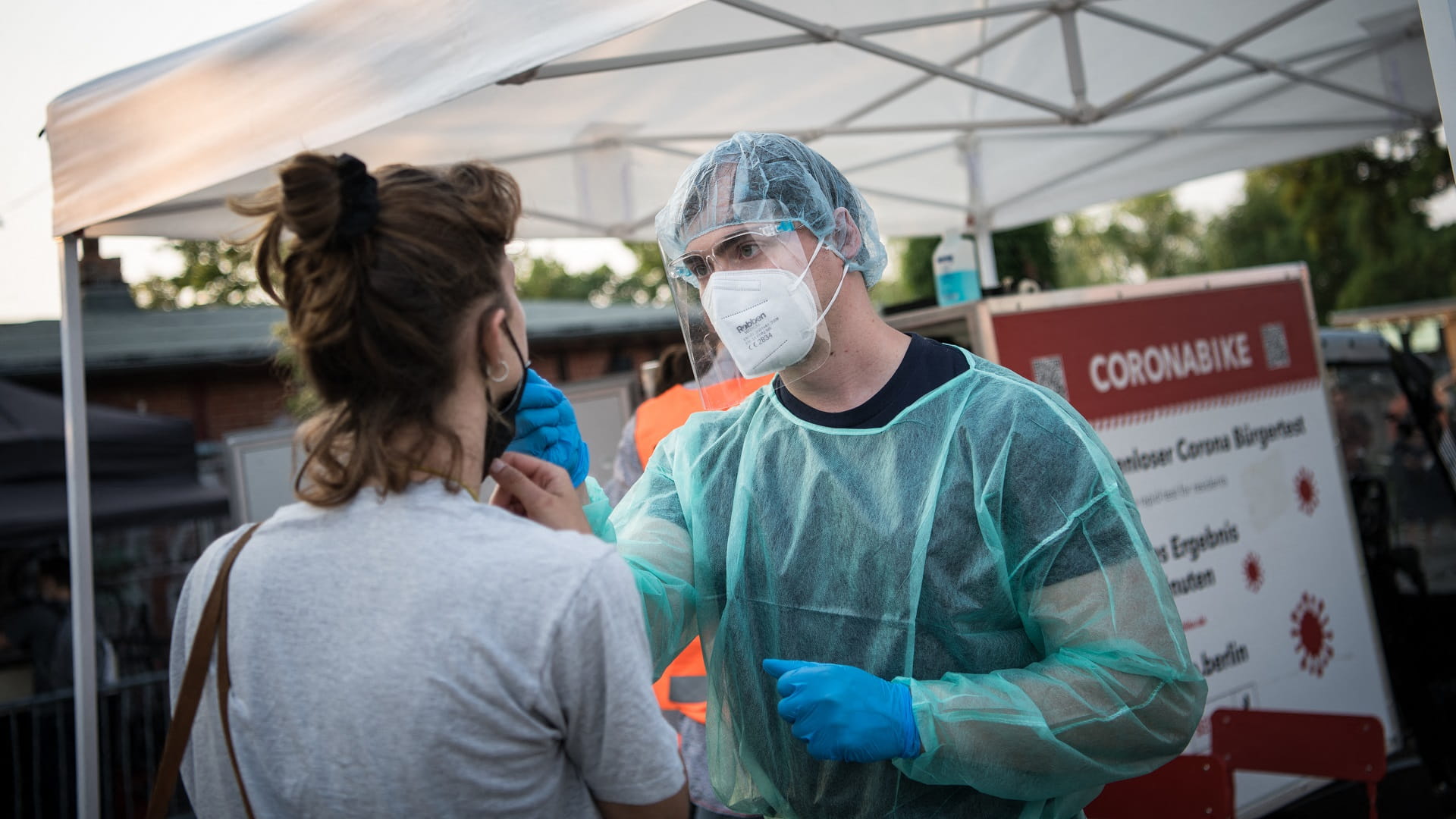 Image for the title: Germany's confirmed coronavirus cases rise by 1,919 