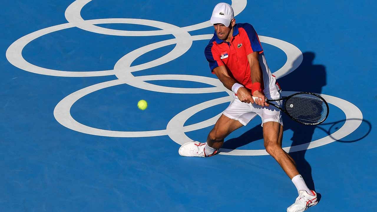 صورة بعنوان: ديوكوفيتش يتأهل إلى الدور الثاني في منافسات التنس الأولمبية 