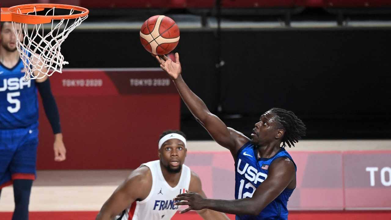 صورة بعنوان: المنتخب الأميركي لكرة السلة يسقط أمام فرنسا في أولمبياد طوكيو  