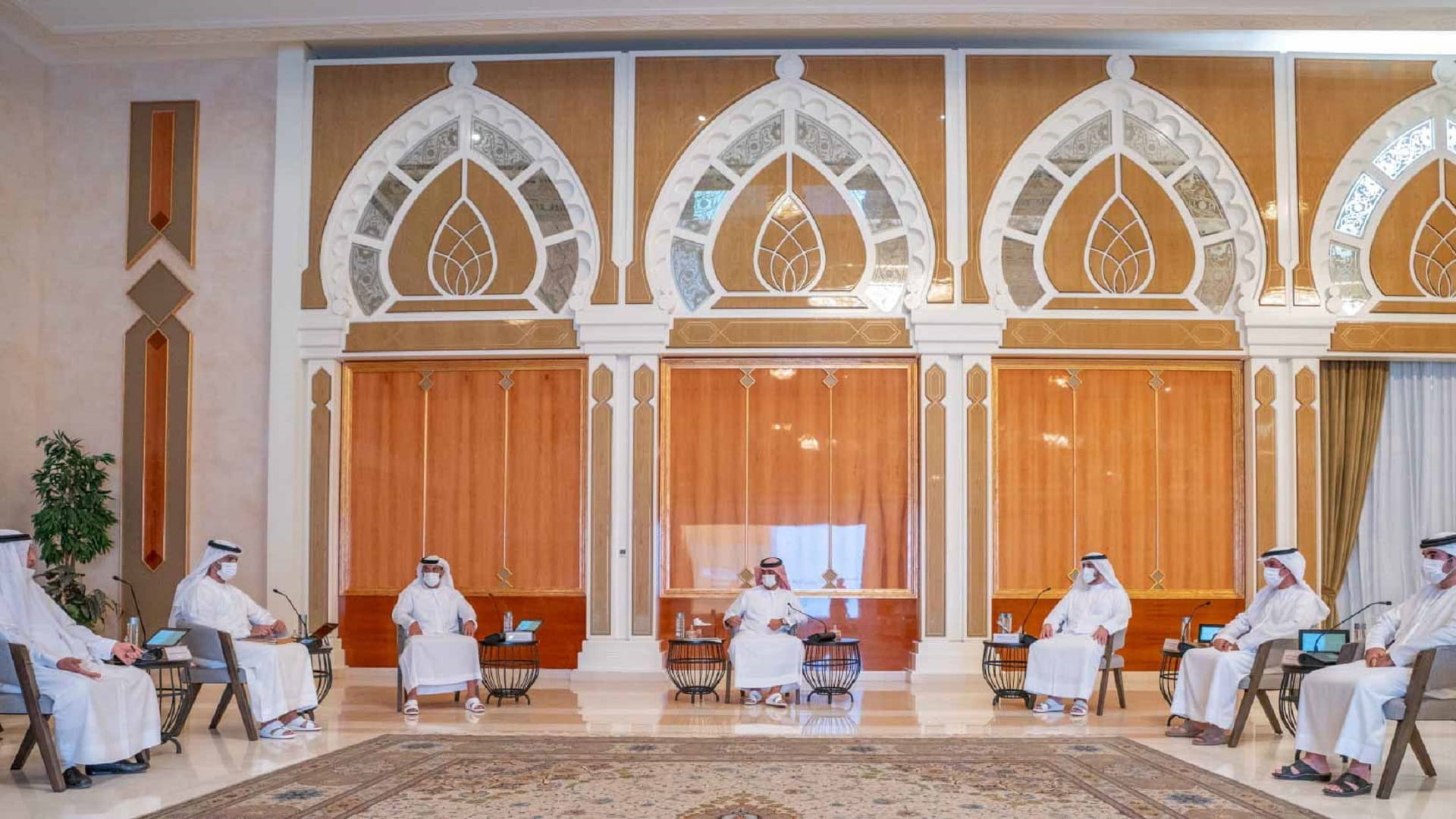 Image for the title: Ajman Executive Council reviews report on COVID-19 pandemic 