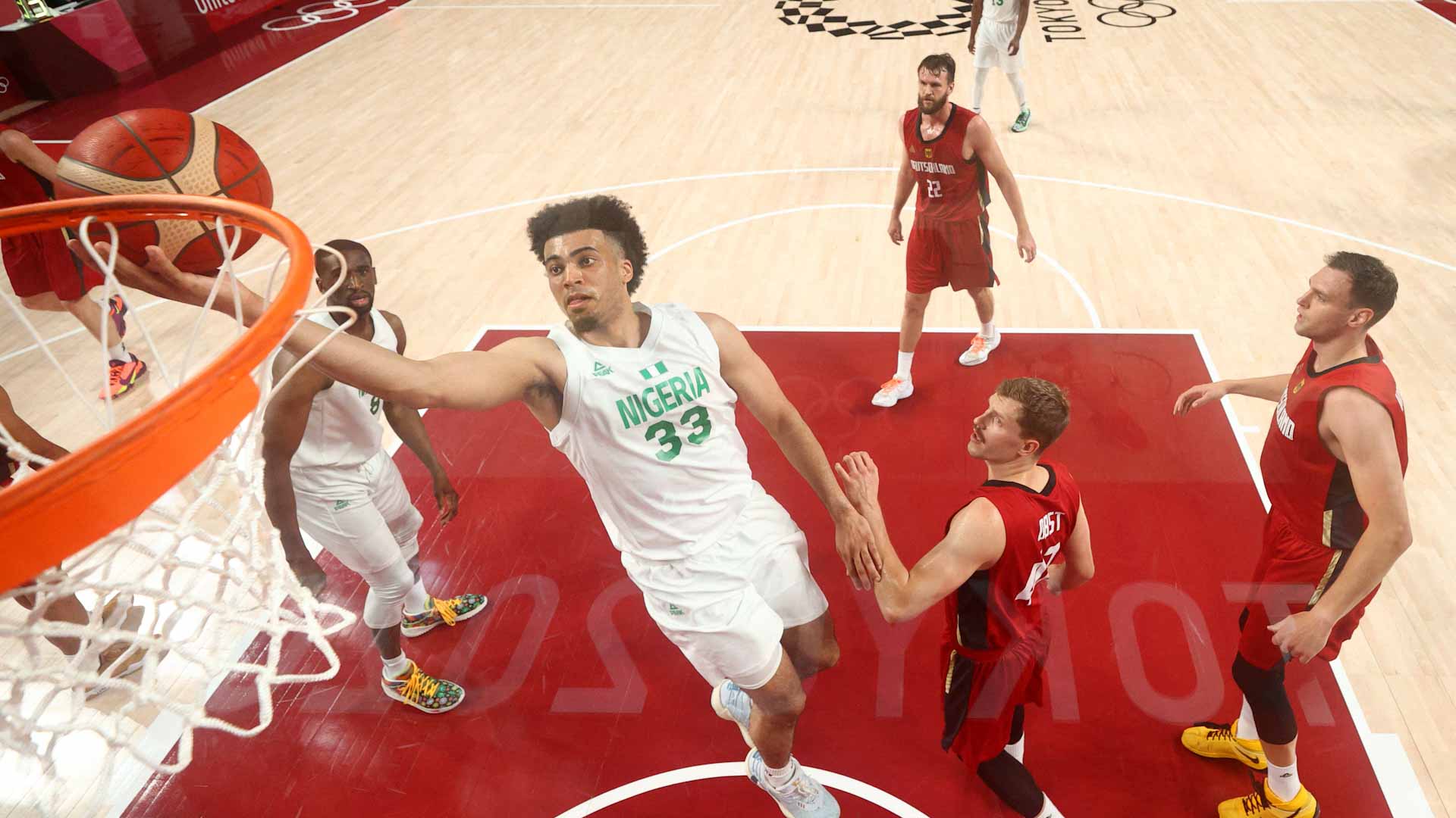 صورة بعنوان: ألمانيا تتخطى نيجيريا في منافسات كرة السلة للرجال بأولمبياد طوكيو 