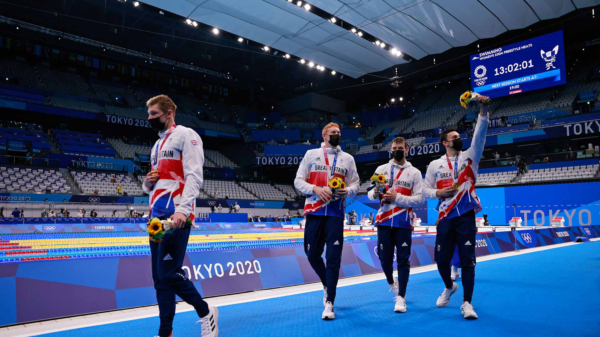 صورة بعنوان: بريطانيا تخطف ذهبية سباق 4×200 متر تتابع حر للرجال 