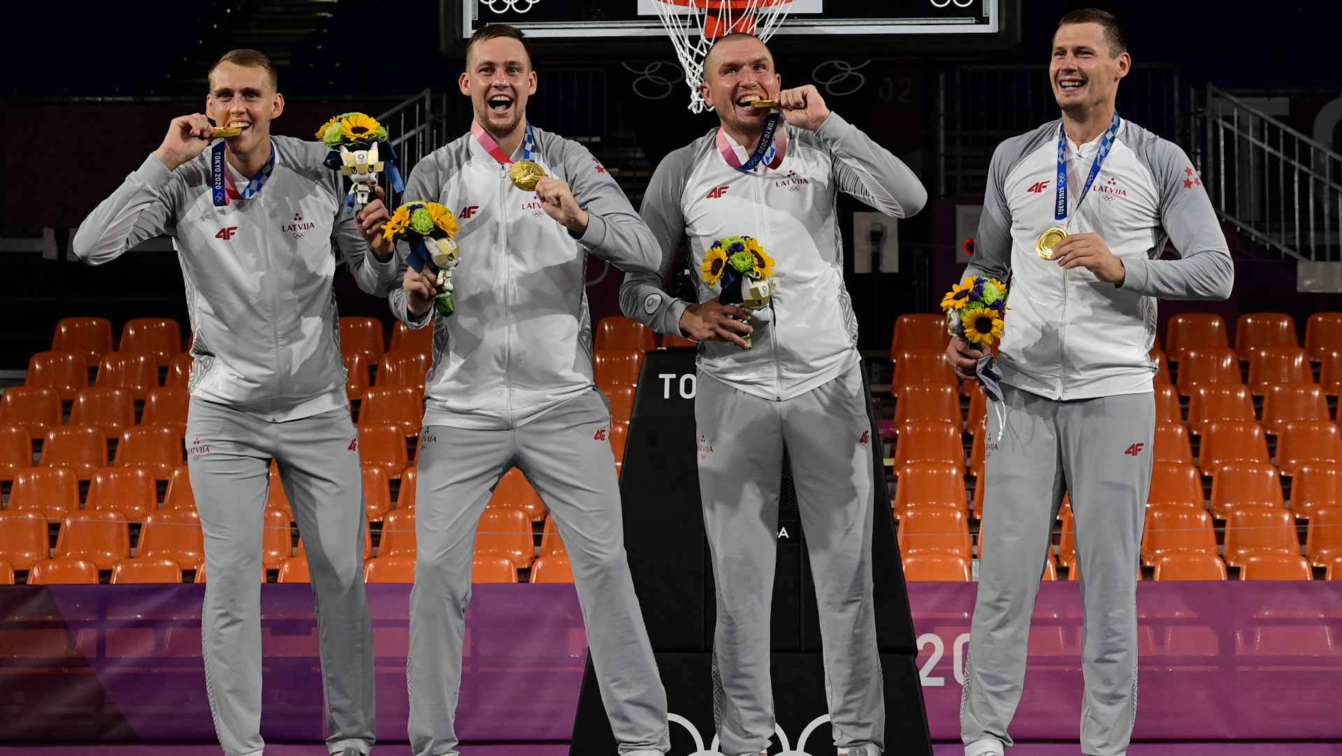 صورة بعنوان: منتخب لاتفيا يتوج بذهبية كرة السلة 3× 3 للرجال في طوكيو 