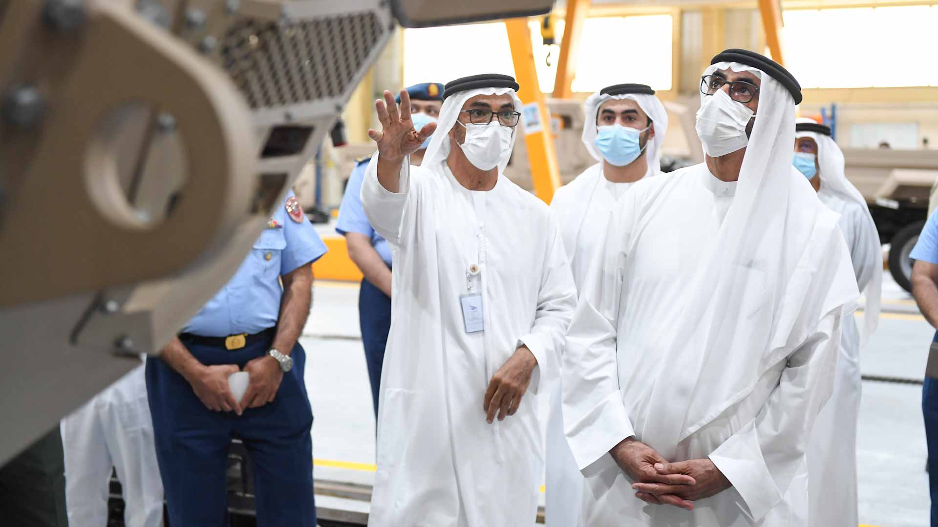 Image for the title: Al Bowardi visits Calidus defence manufacturing company 