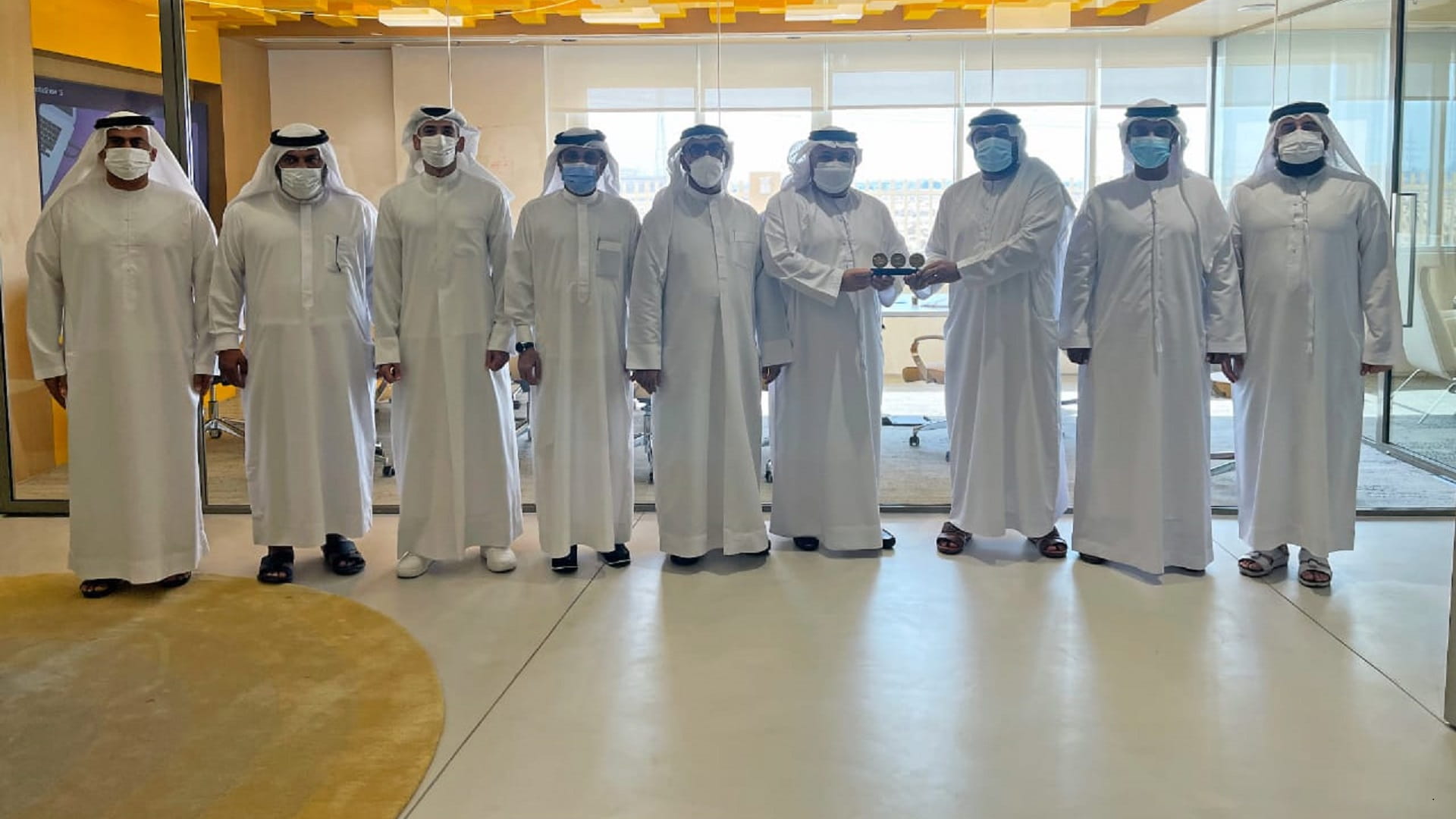 Image for the title: Sharjah Coop, Al Rahmaniyah Suburb Council enhance cooperation 