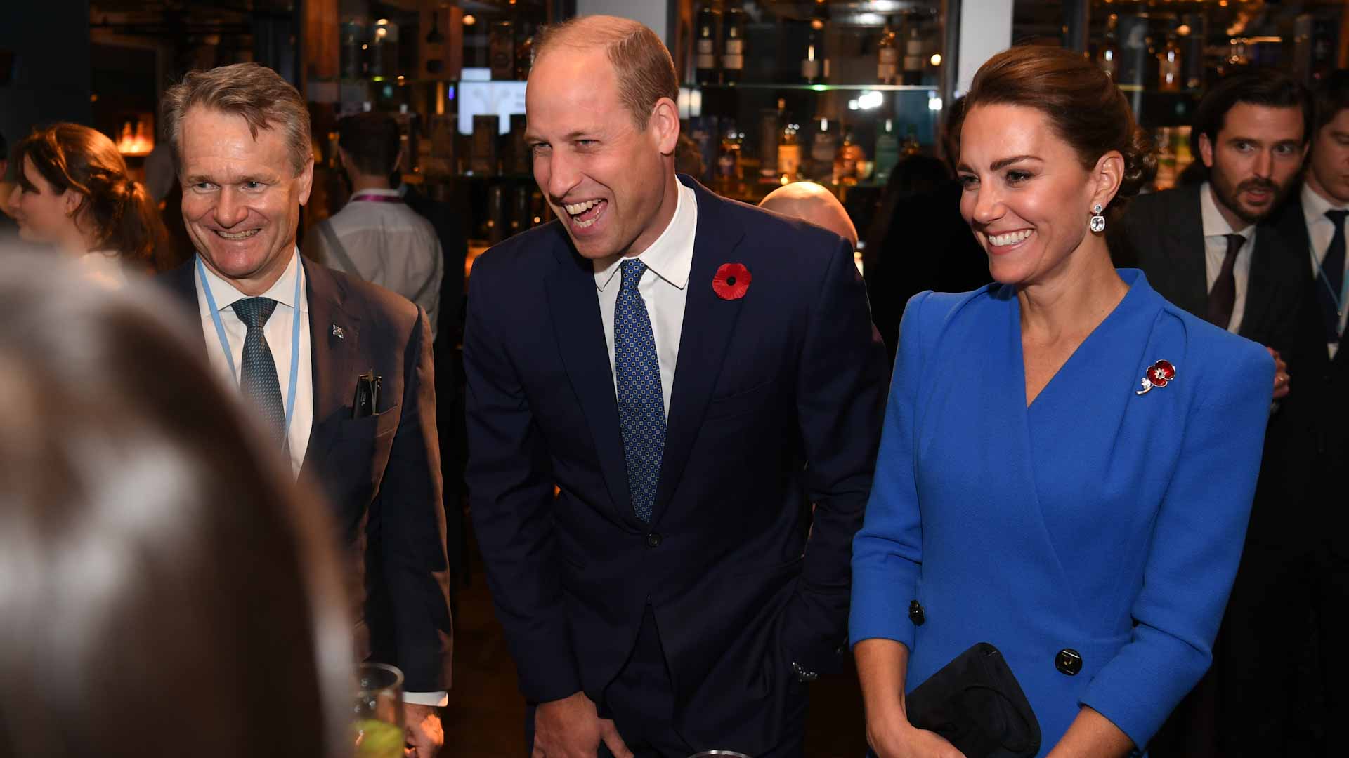 Image for the title: Duke and Duchess of Cambridge meet Glasgow Scouts during COP26 