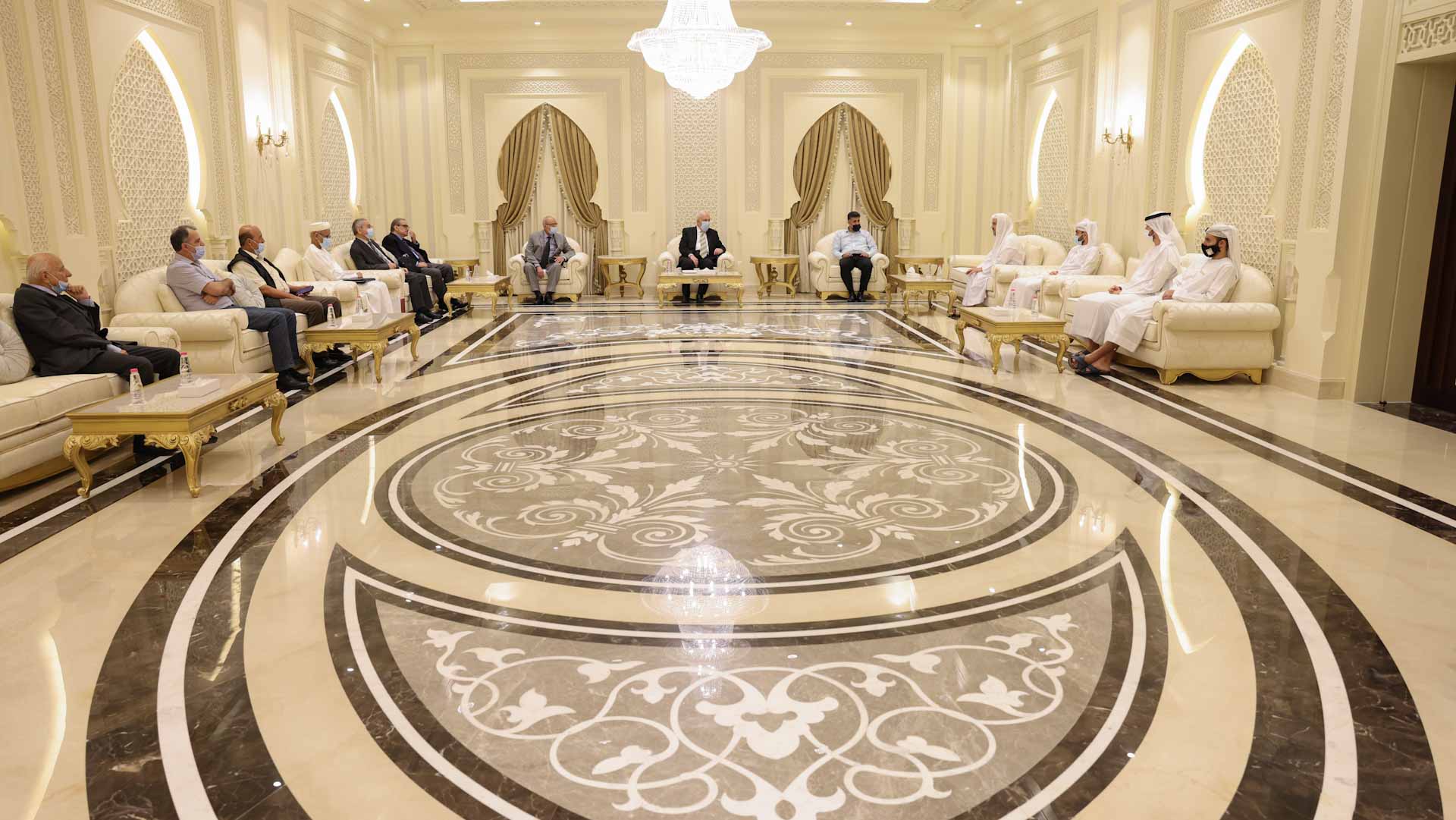 Image for the title: A delegation of scholars visits the Holy Quran Academy  