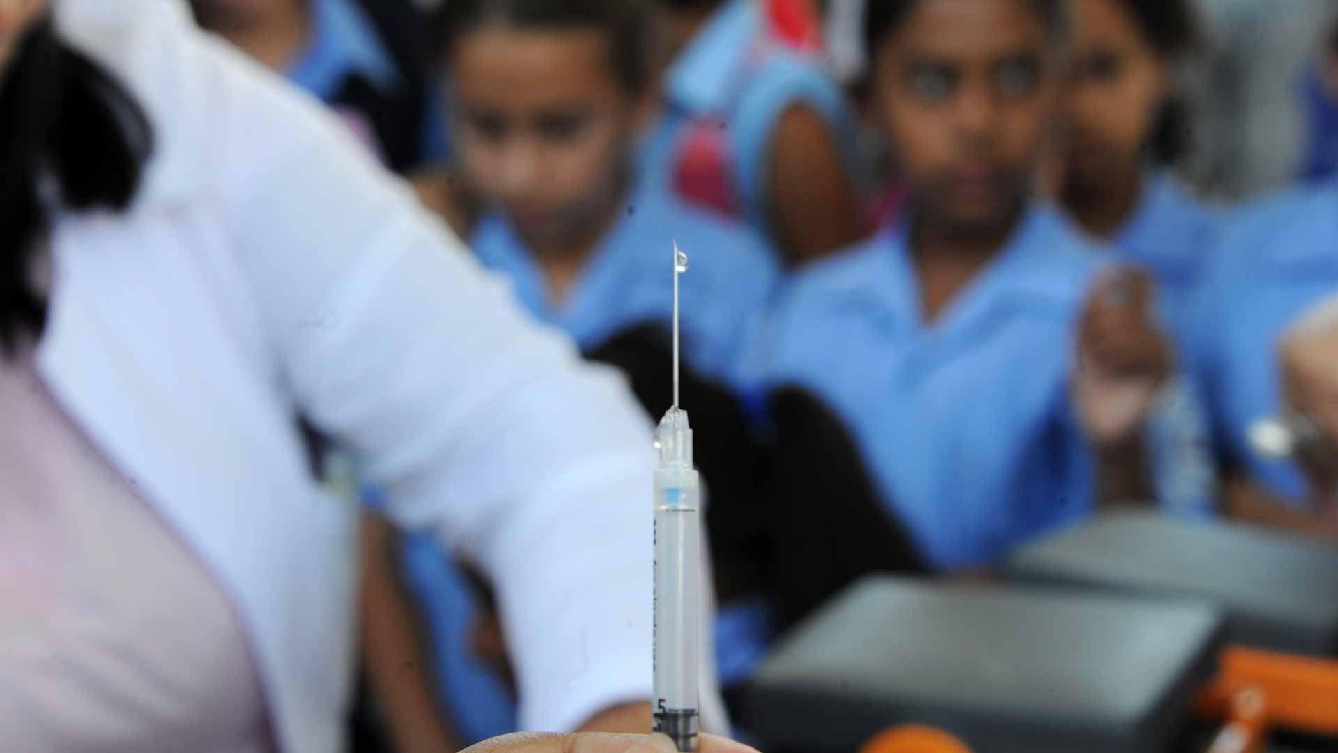 Image for the title: HPV vaccines 'substantially' reduce cervical cancer risk: study 