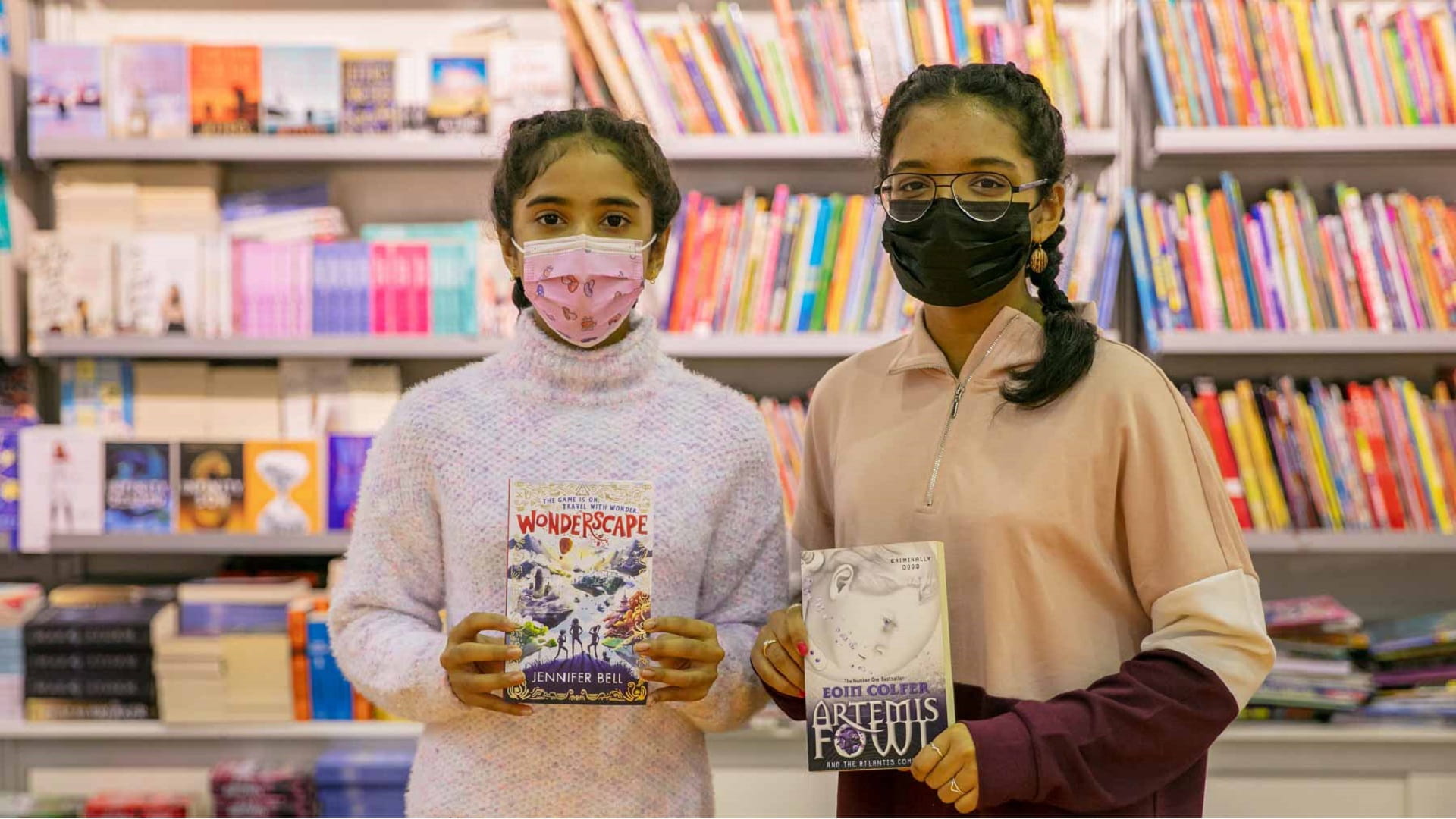 Image for the title: Children go for fantasy fiction at SIBF 2021 