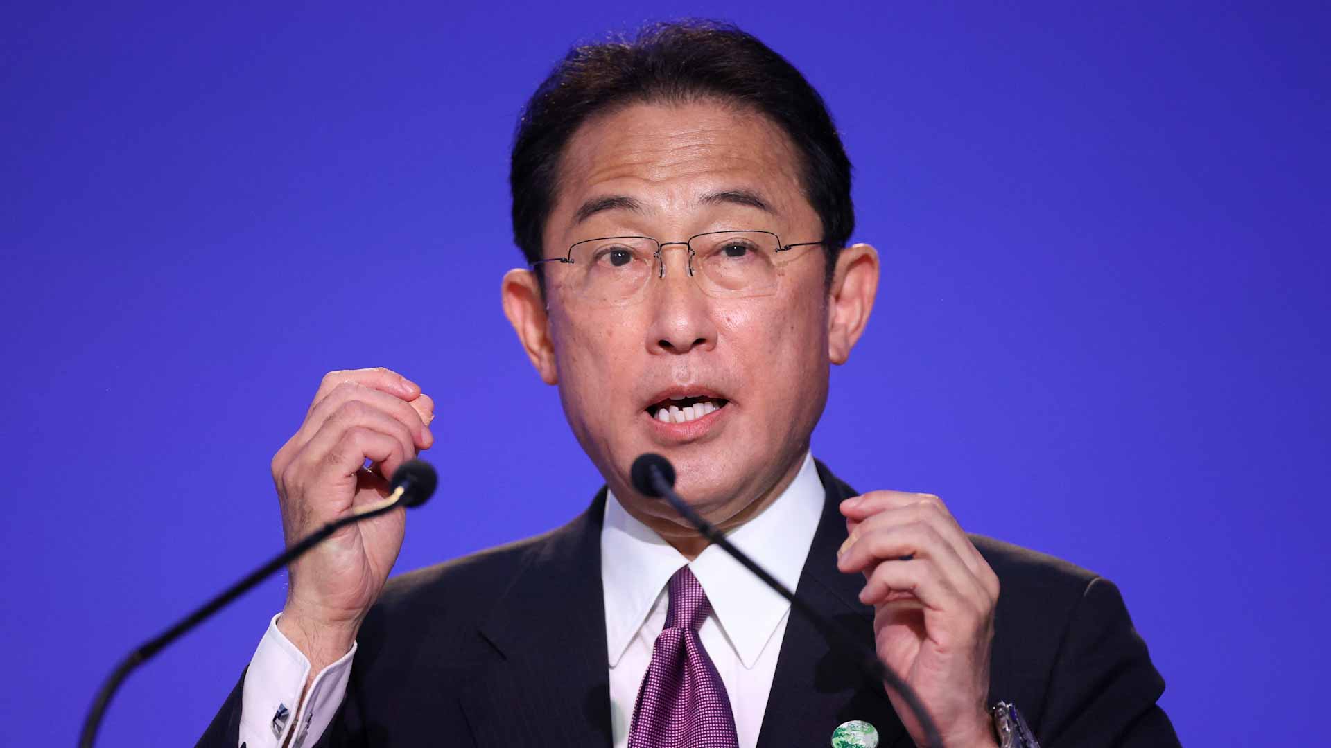 Image for the title: Japan PM Kishida to appoint ex-defence chief human rights aide 