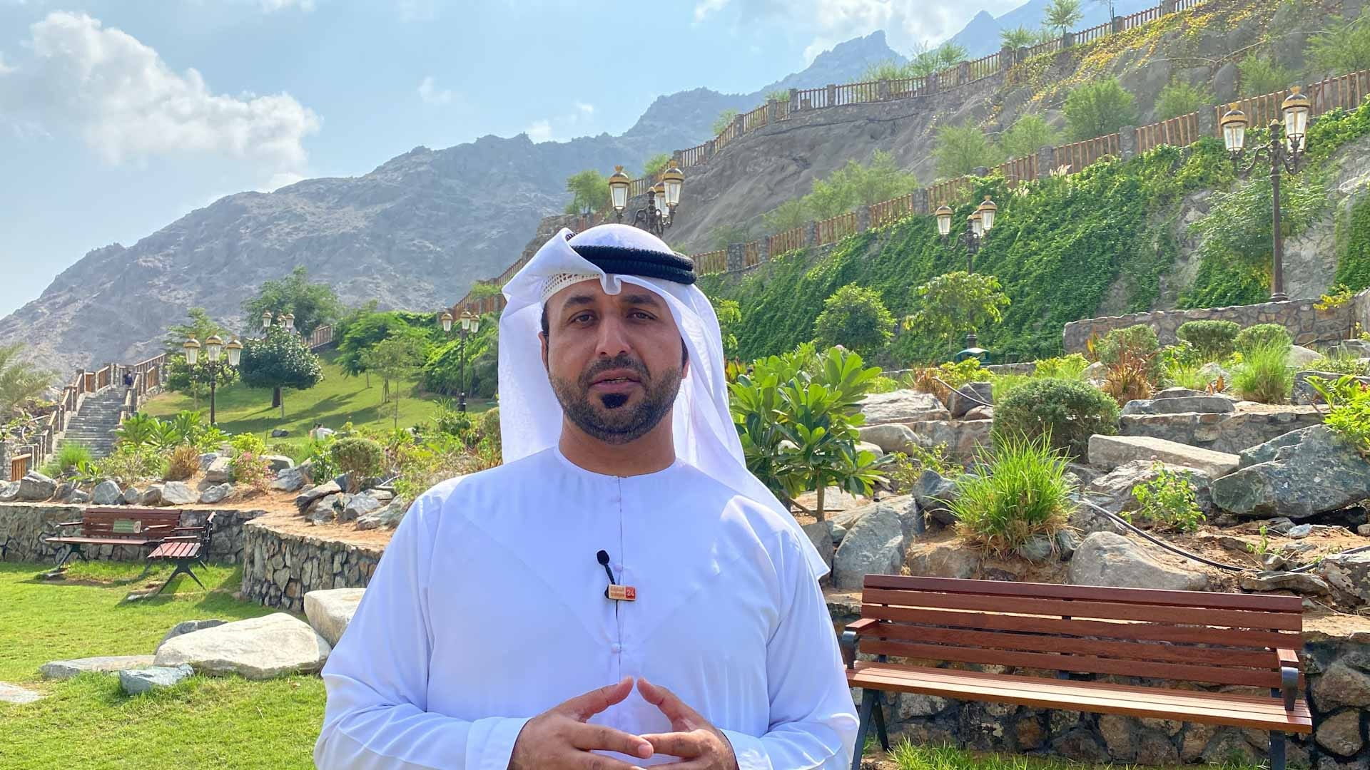 Image for the title: Khorfakkan's lush mountains ... where dreams come to life 