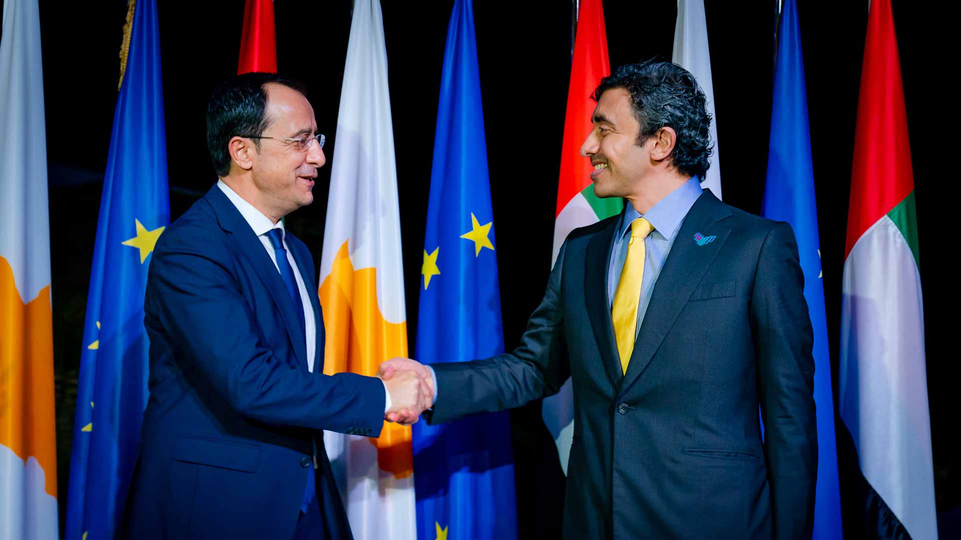 Image for the title: UAE Foreign Minister, Cyprus' counterpart discuss cooperation 