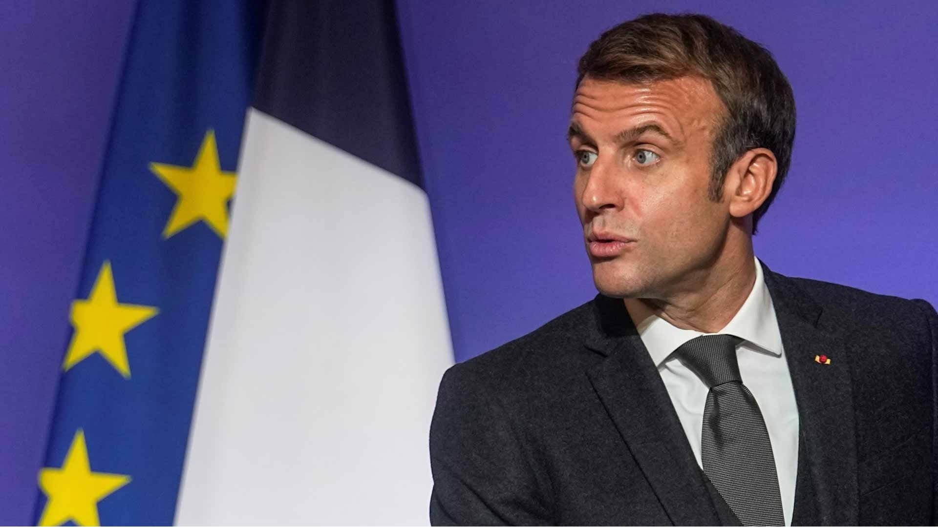 Image for the title: Macron 'regrets' row with Algeria: French presidency 