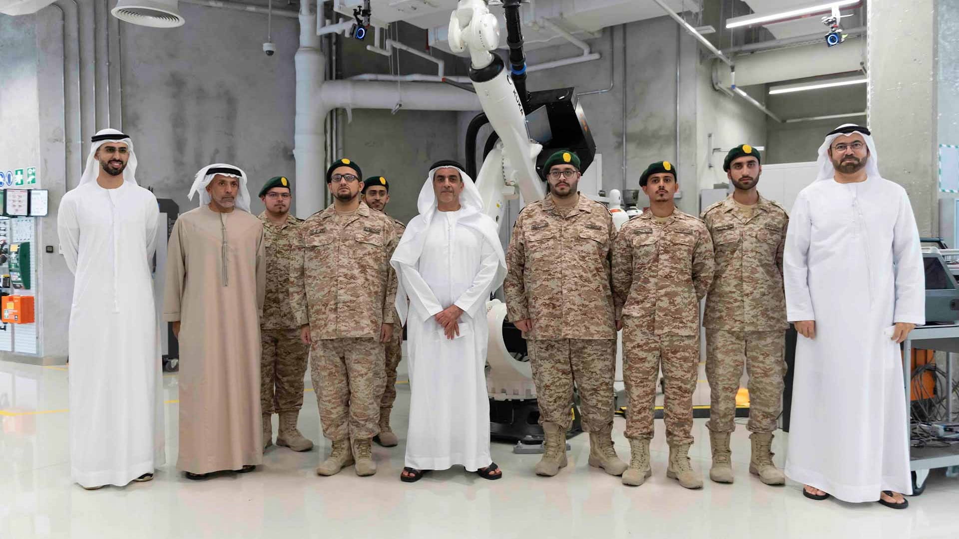 Image for the title: Saif bin Zayed, Ahmed bin Tahnoun praise ‘Nat’l Recruit’ works 