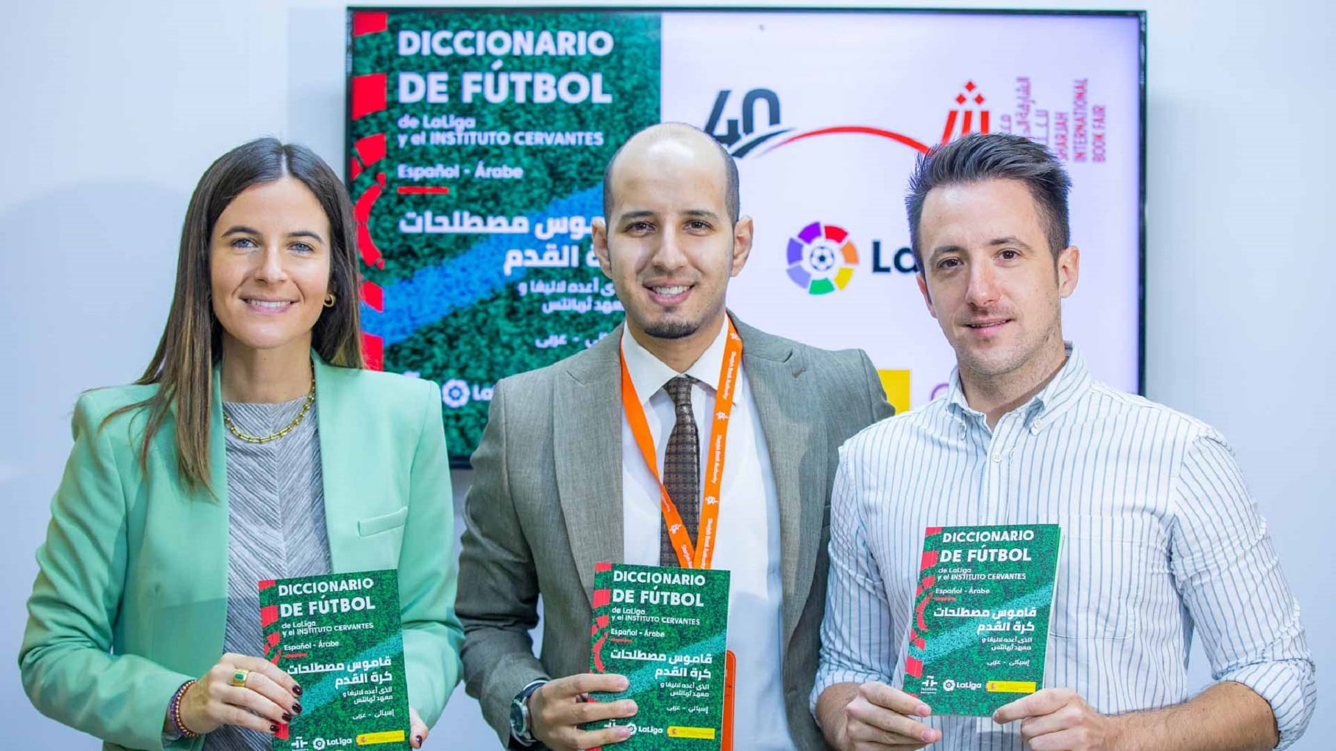 Image for the title: Heady mix of football Spanish, Arabic excite LaLiga fans at SIBF 