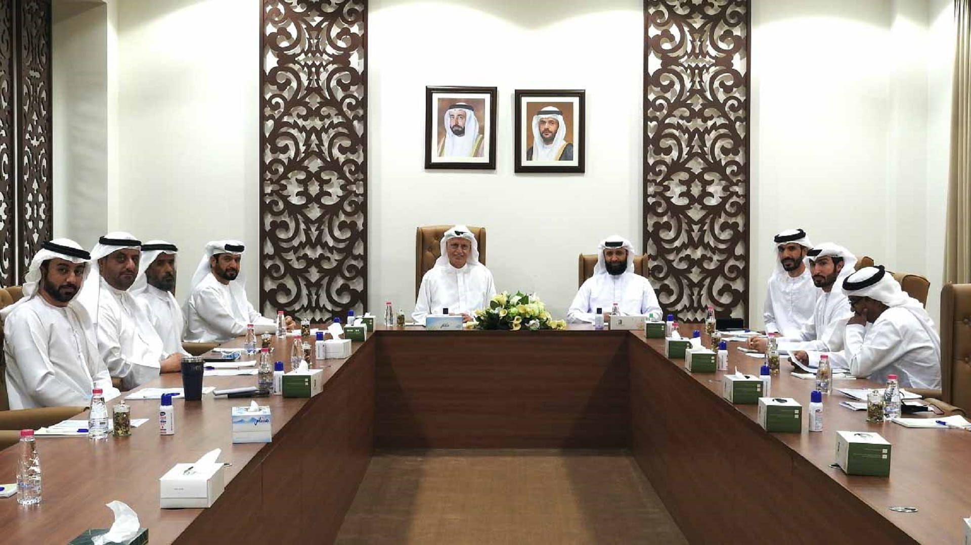 Image for the title: Sharjah Traffic Committee holds a coordination meeting with SRTA 