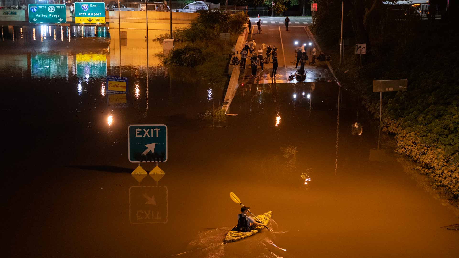 Image for the title: Coast Guard evacuates 20 campers trapped by floods in Oregon 