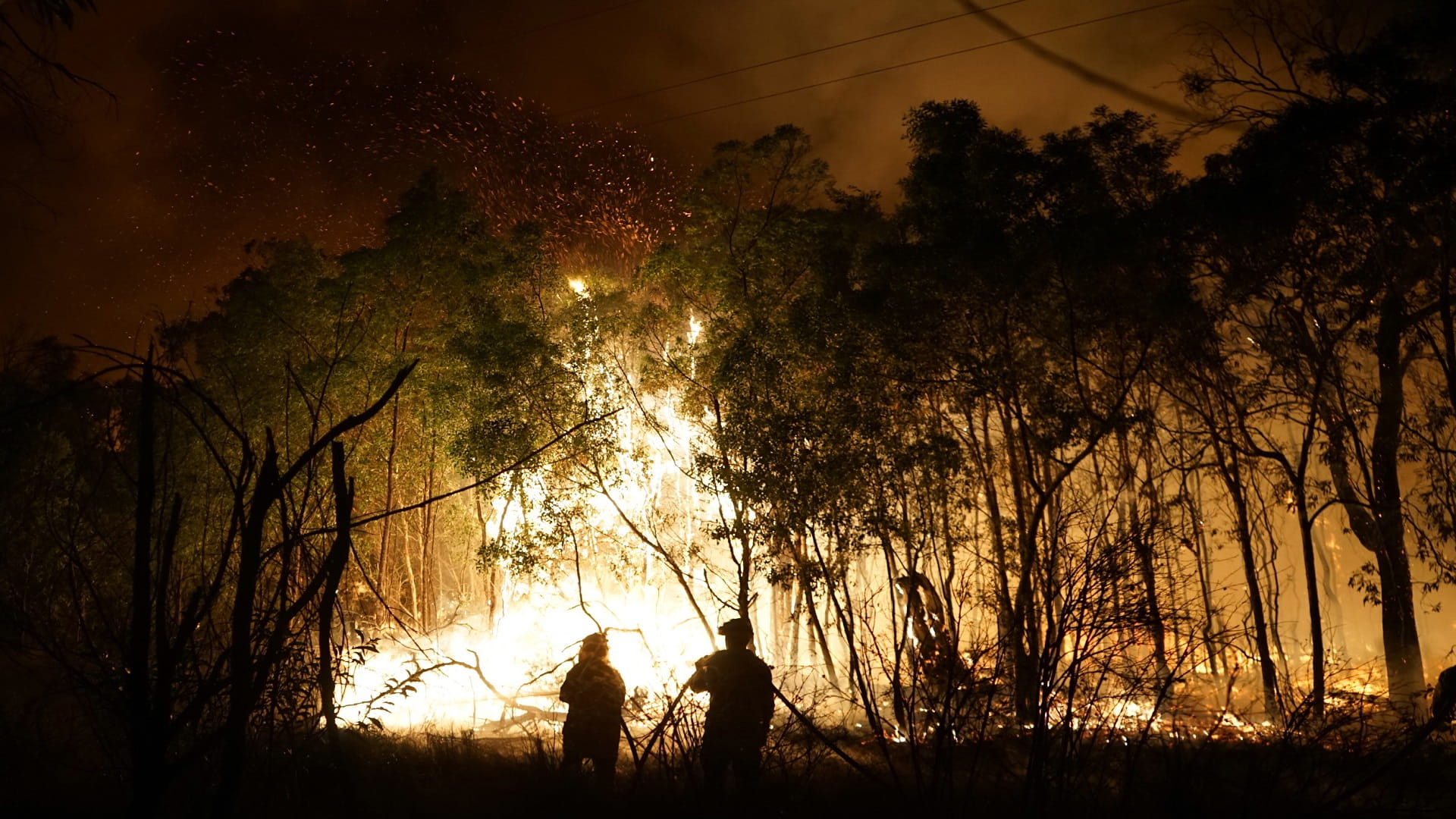 Image for the title: Western Australia warns of dangerous bushfire near Perth 