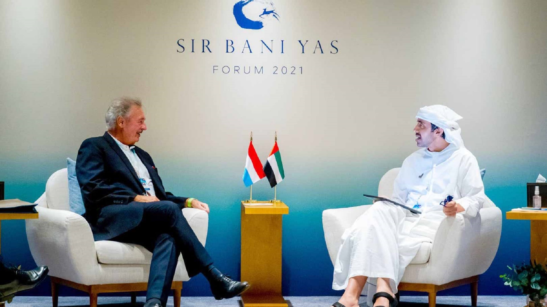 Image for the title: UAE Foreign Minister, Luxembourg's counterpart review ties 