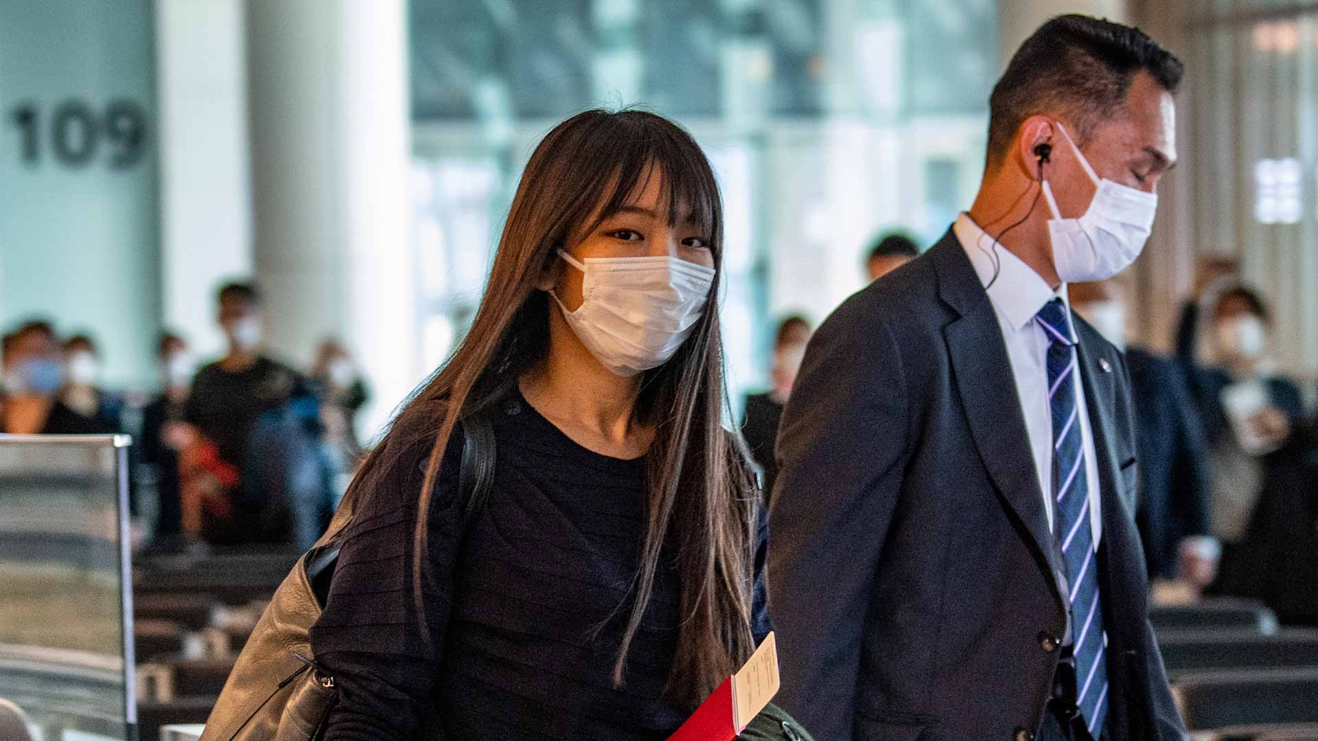 Image for the title: Japan's former princess Mako moves to New York with husband 