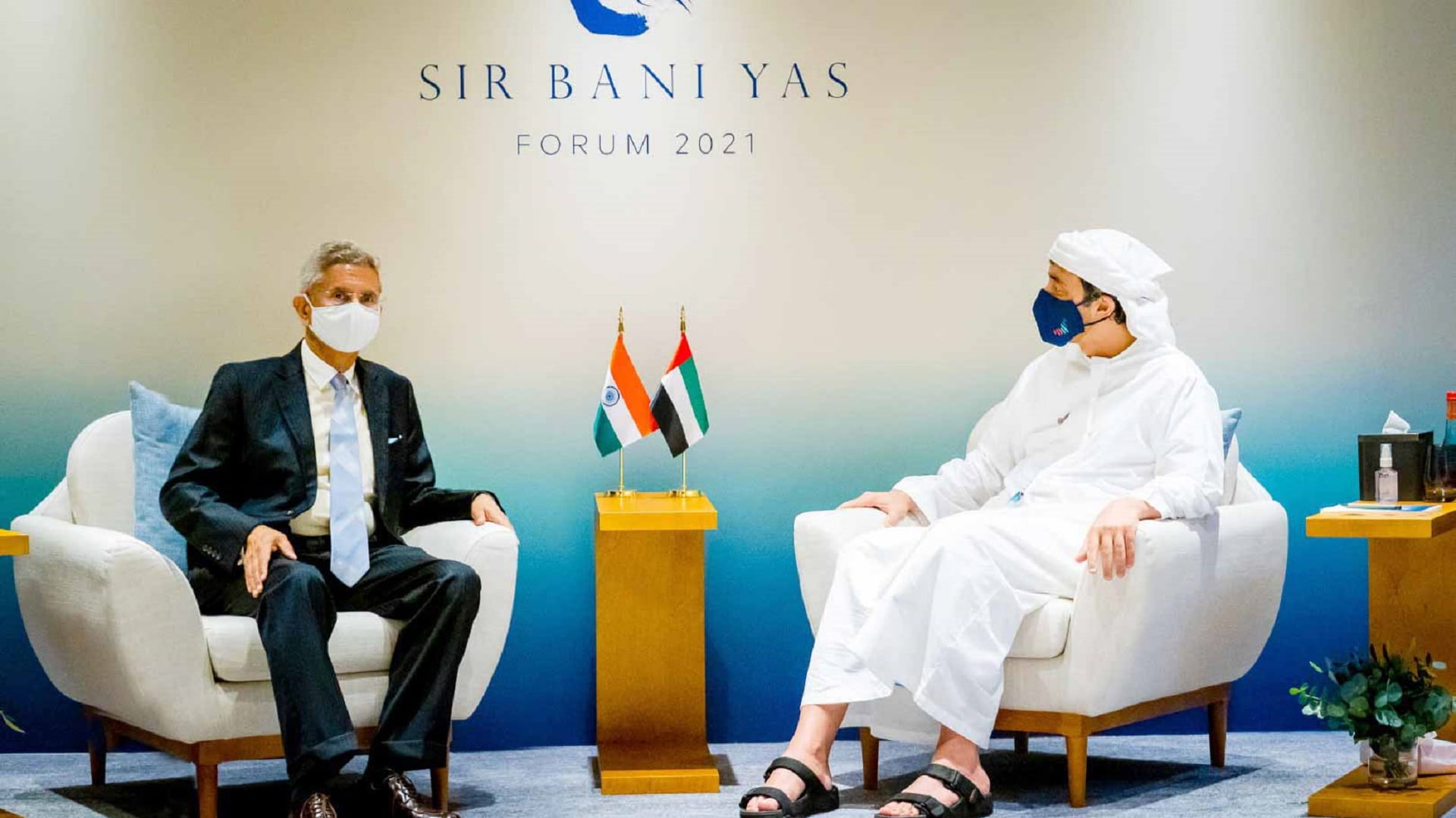 Image for the title: Abdullah bin Zayed, Indian counterpart enhance historic ties 