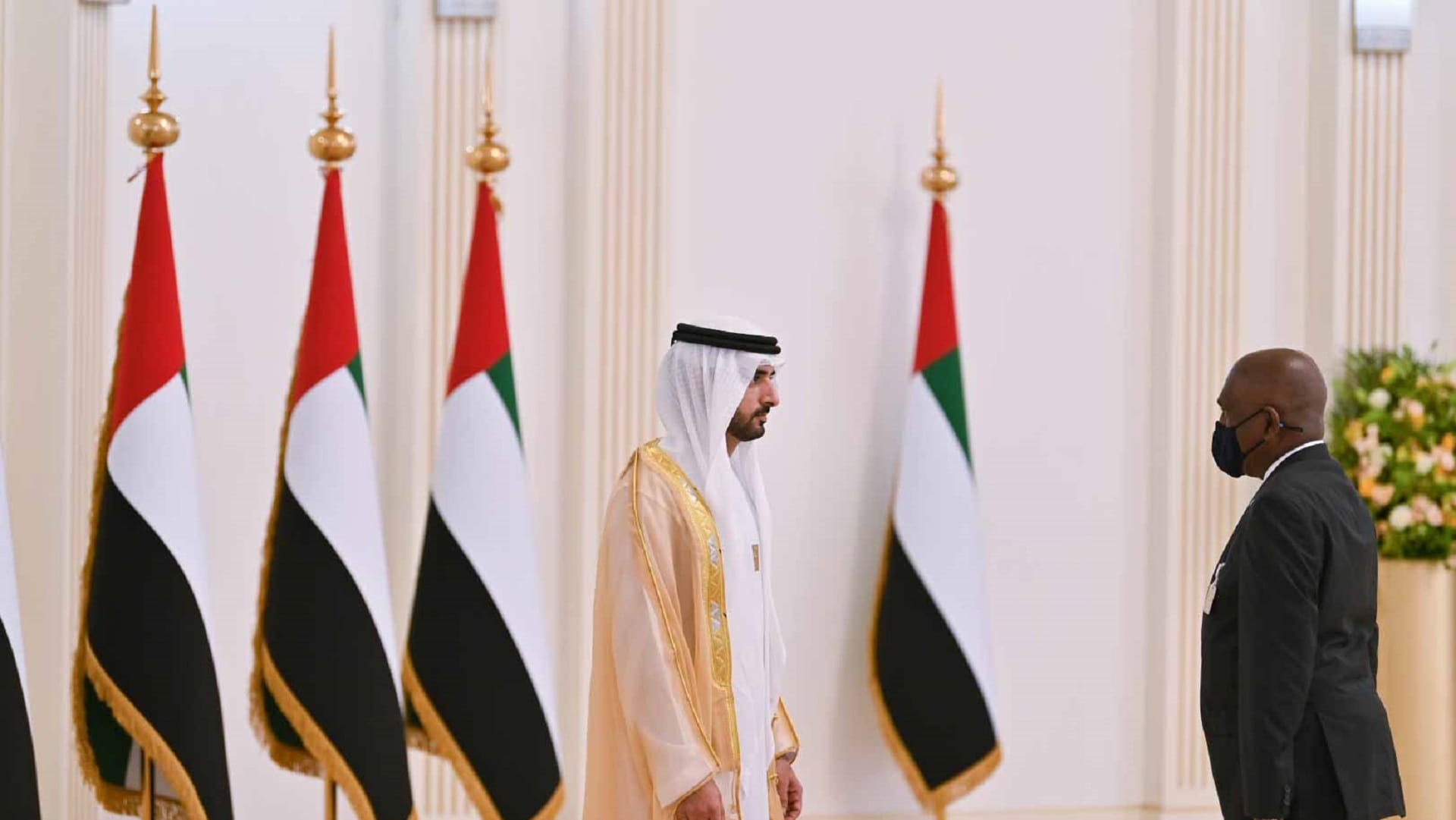 Image for the title: Dubai CP receives heads of delegations attending Dubai Airshow 