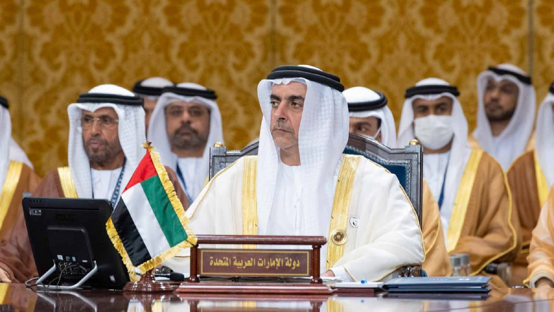 Image for the title: Saif bin Zayed leads delegation to GCC Interior Ministers meeting 