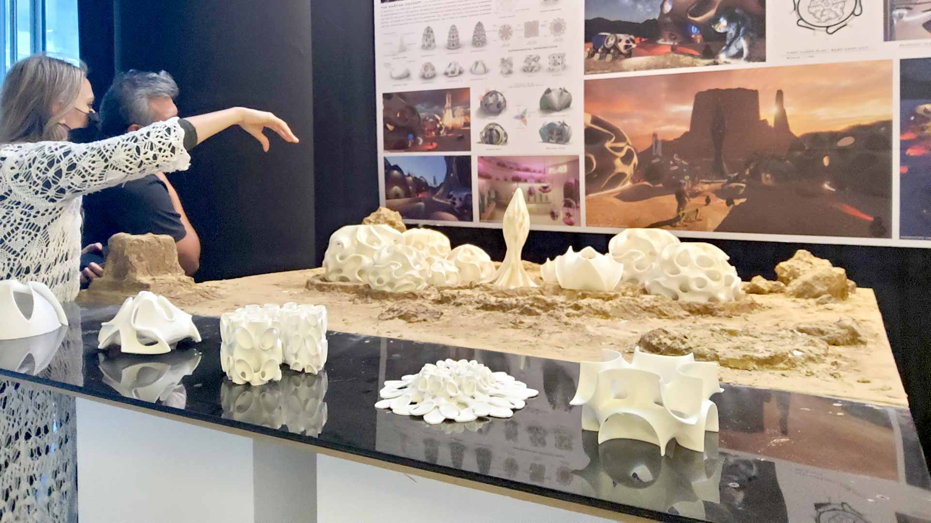 صورة بعنوان: الهندسة المعمارية بجامعة الشارقة تُشارك في أسبوع دبي للتصميم  