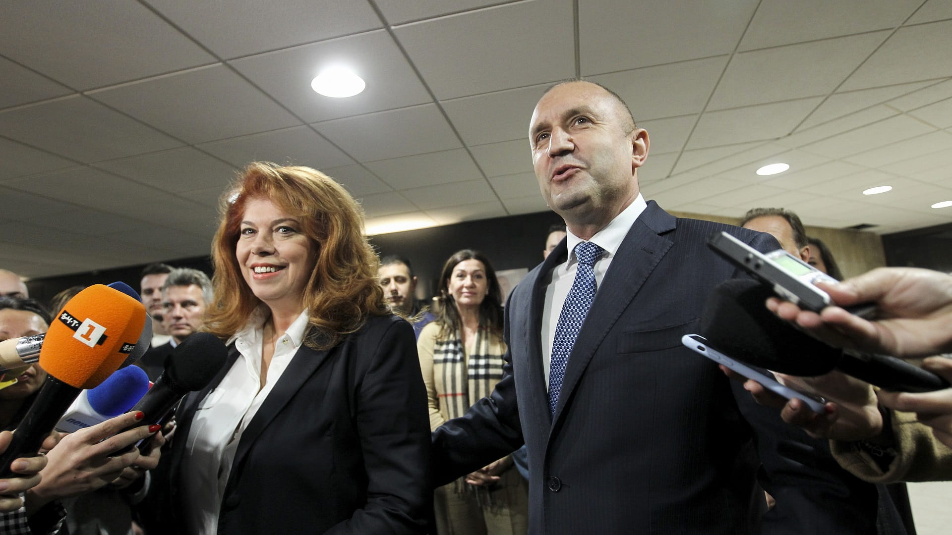 Image for the title: New centrist party wins Bulgarian election, could end deadlock 