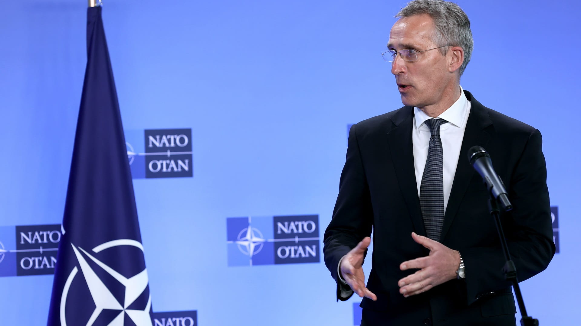 Image for the title: NATO warns Russia against 'aggressive actions' at Ukraine border 