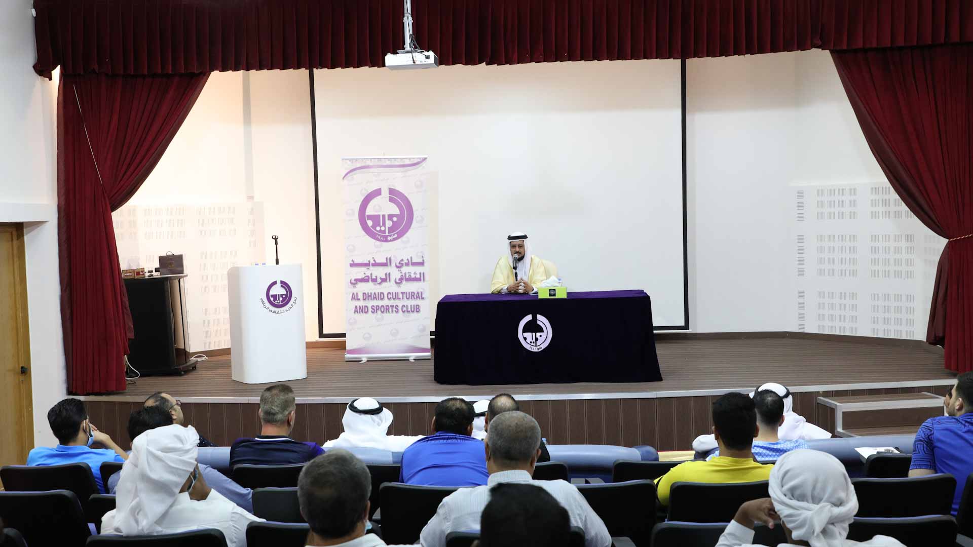 Image for the title: Al Dhaid Sports Club organises a lecture on tolerance 